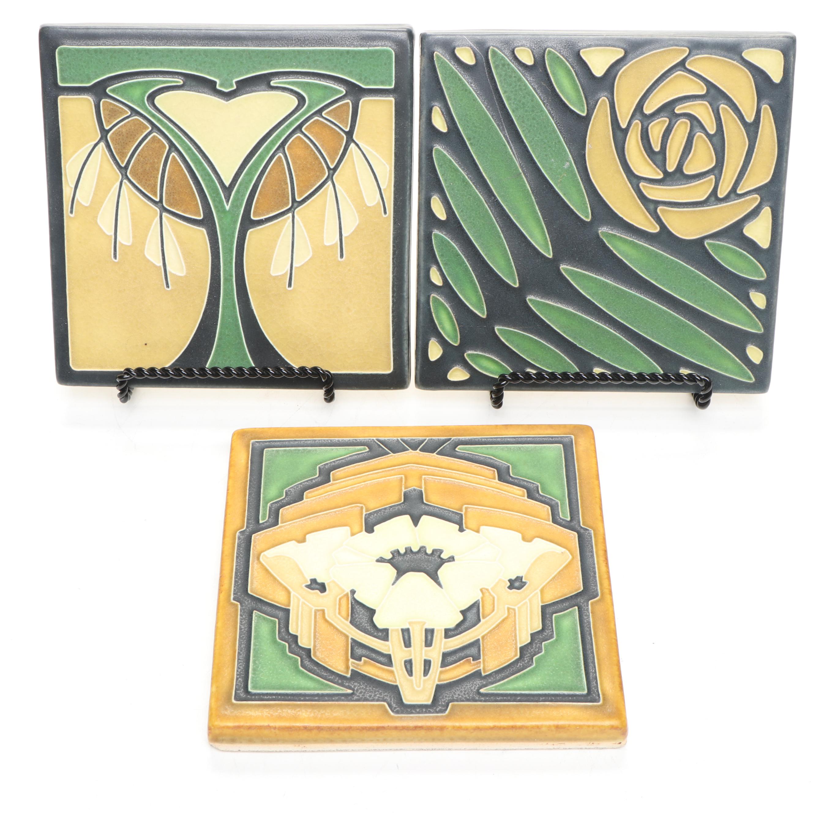 Motawi Tileworks Art Nouveau Style Tiles