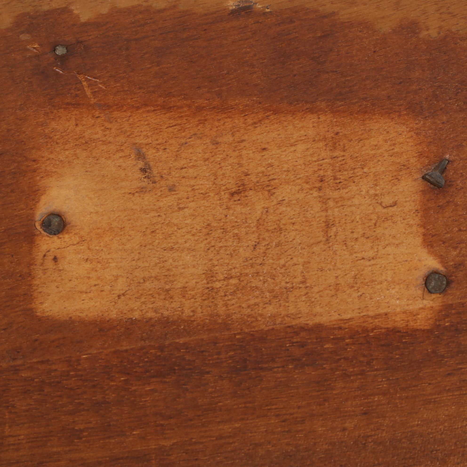 Oak Washstand with Towel Bar, Early 20th Century