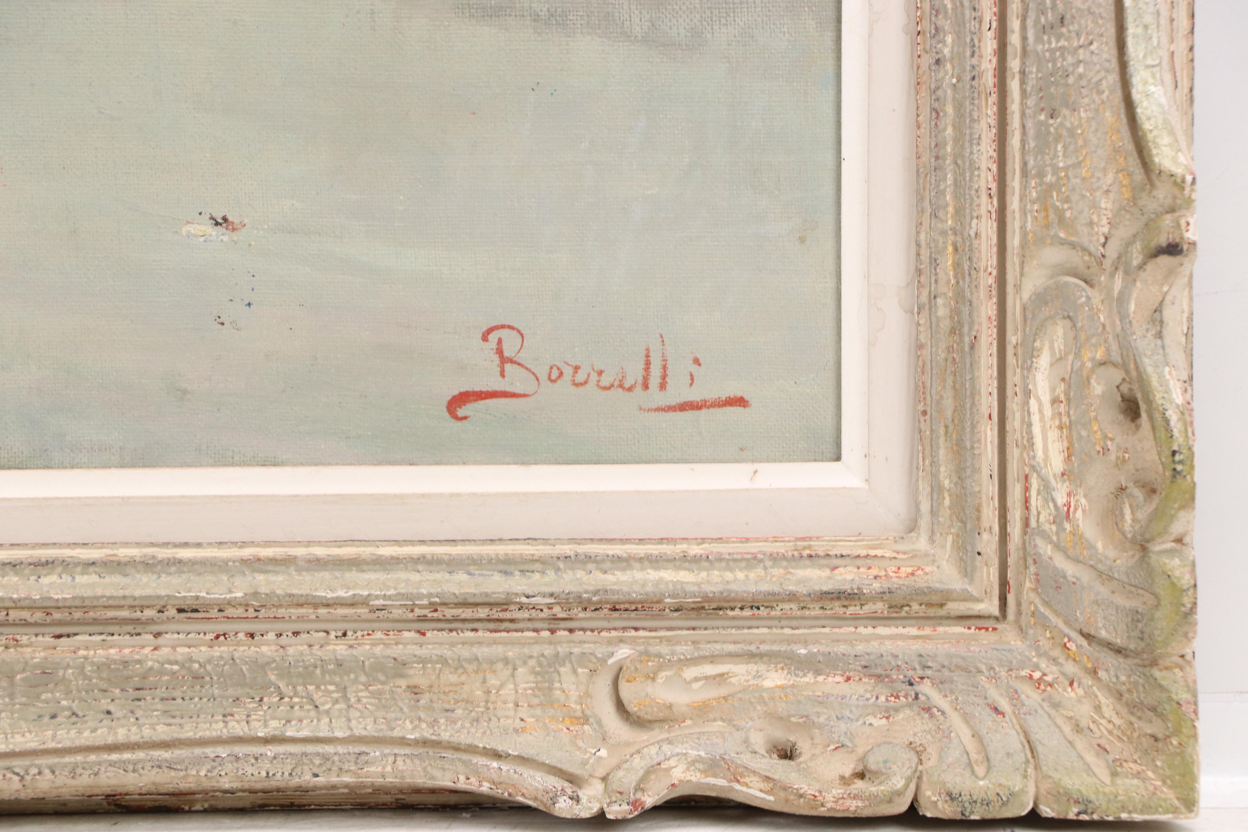 Borrelli Parisian Boulevard Oil Painting