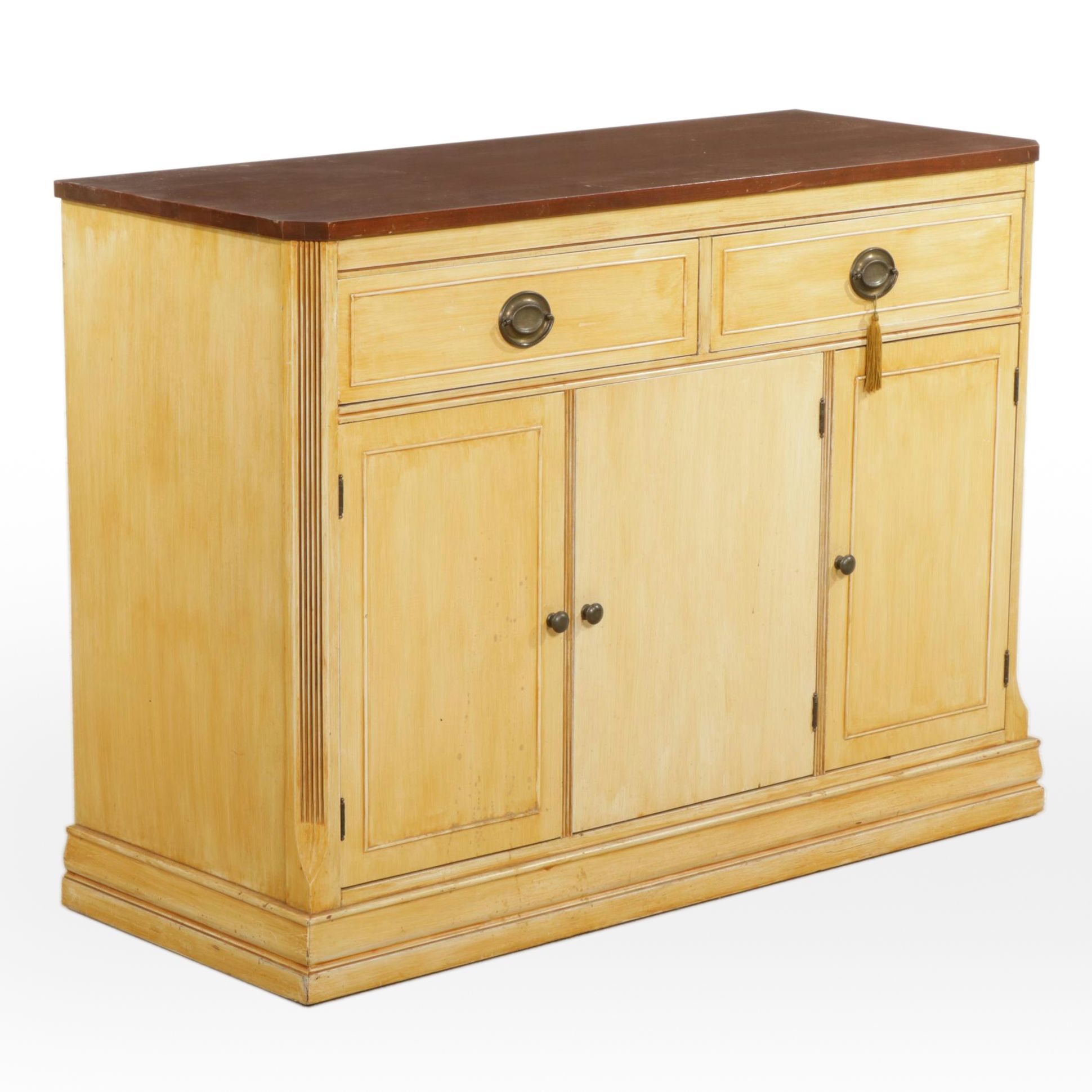Painted Federal Style Console Cabinet, Late 20th Century
