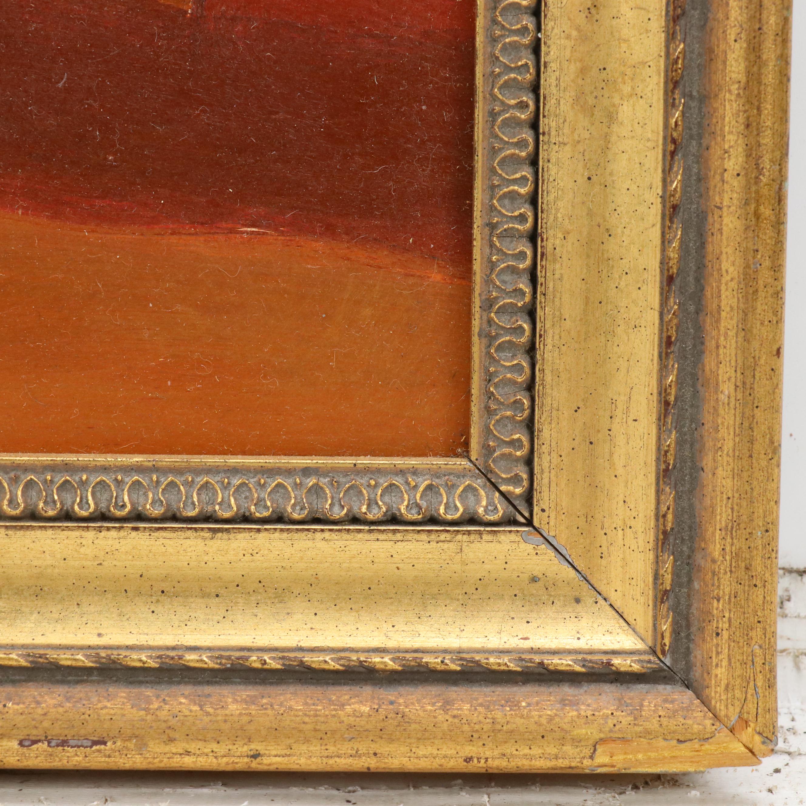 Eugene DeSmith Modernist Abstract Oil Painting on Board