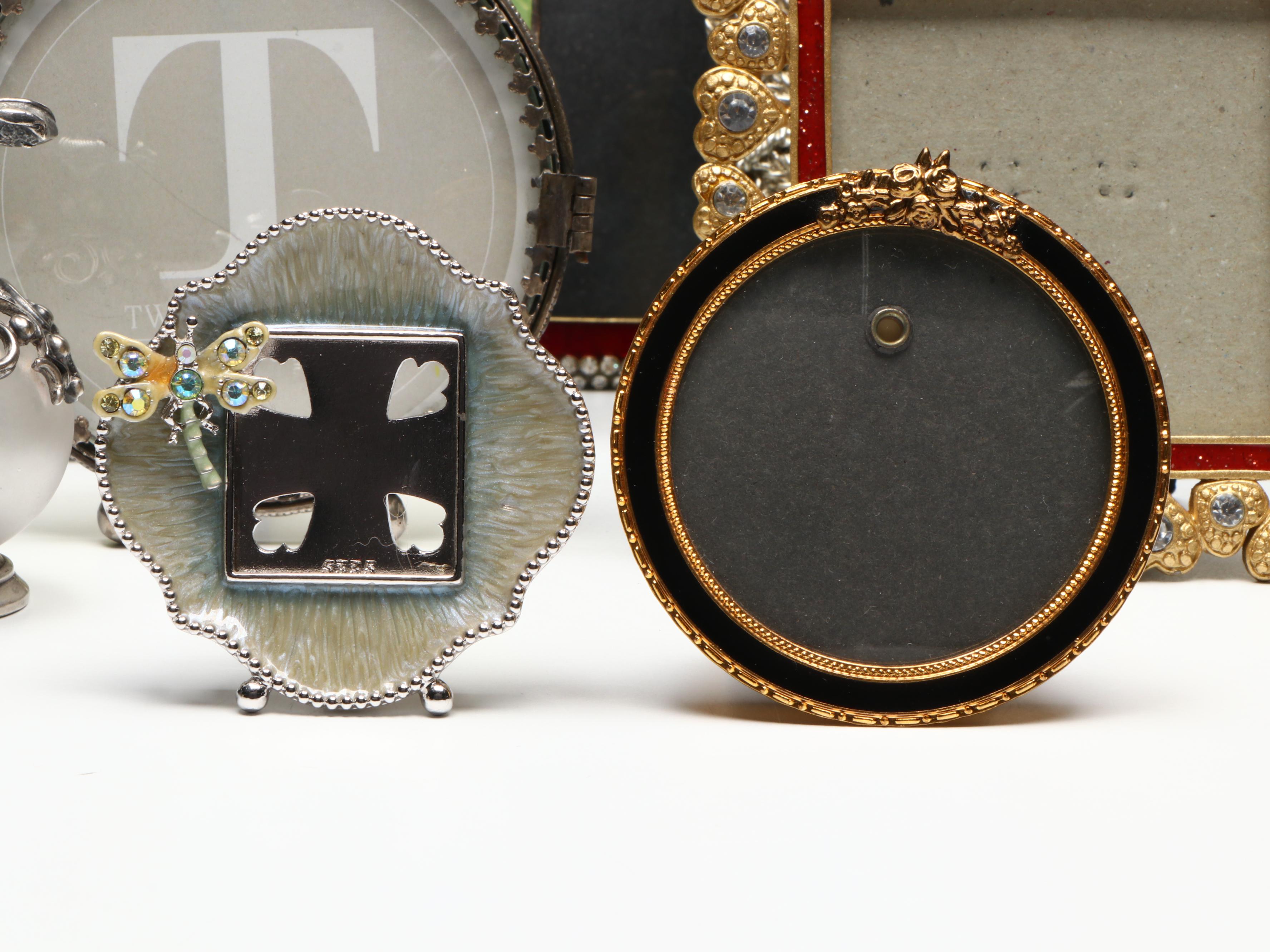 Enamel and Crystal Embellished Table Top Frame Collection