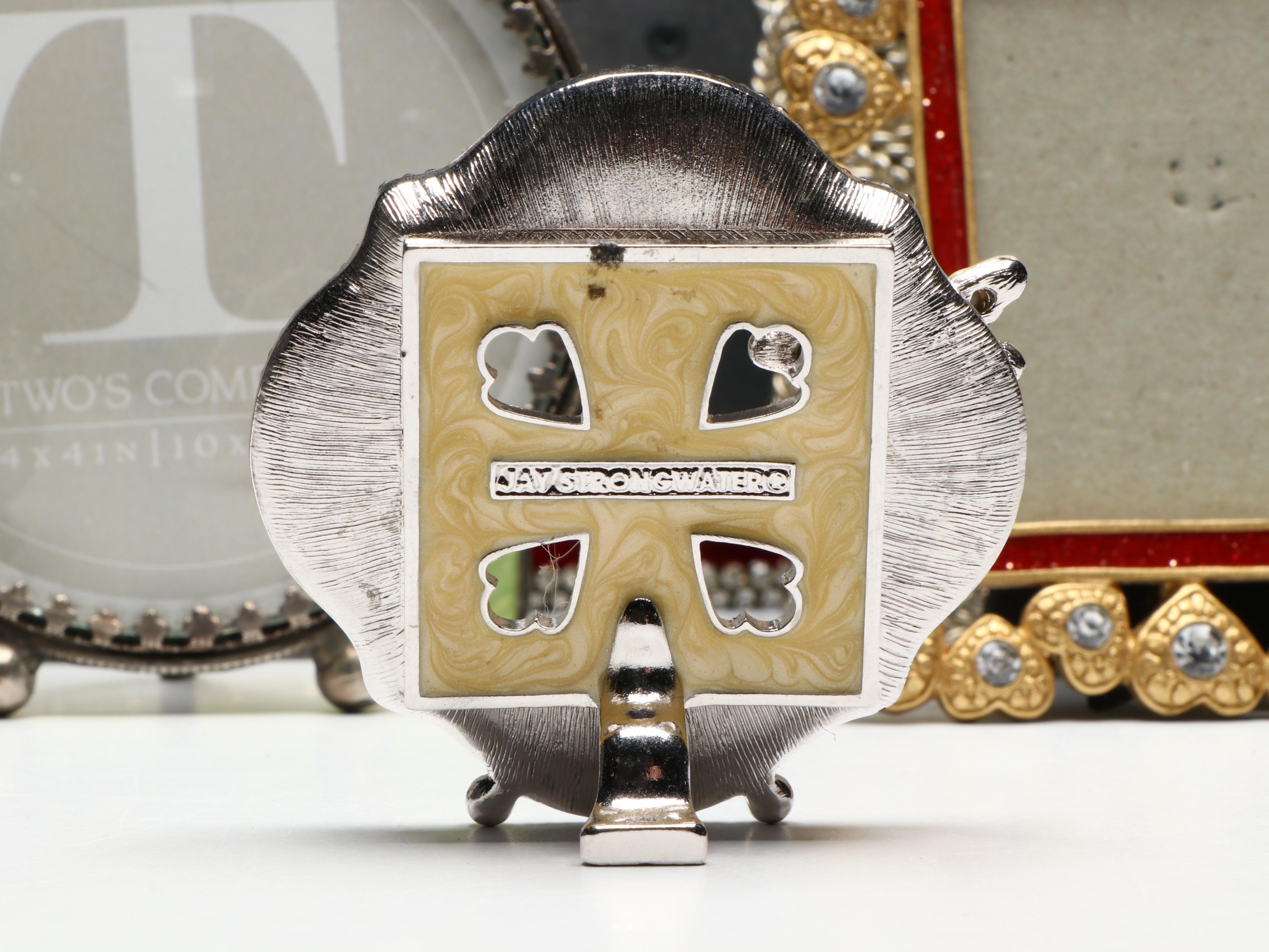 Enamel and Crystal Embellished Table Top Frame Collection