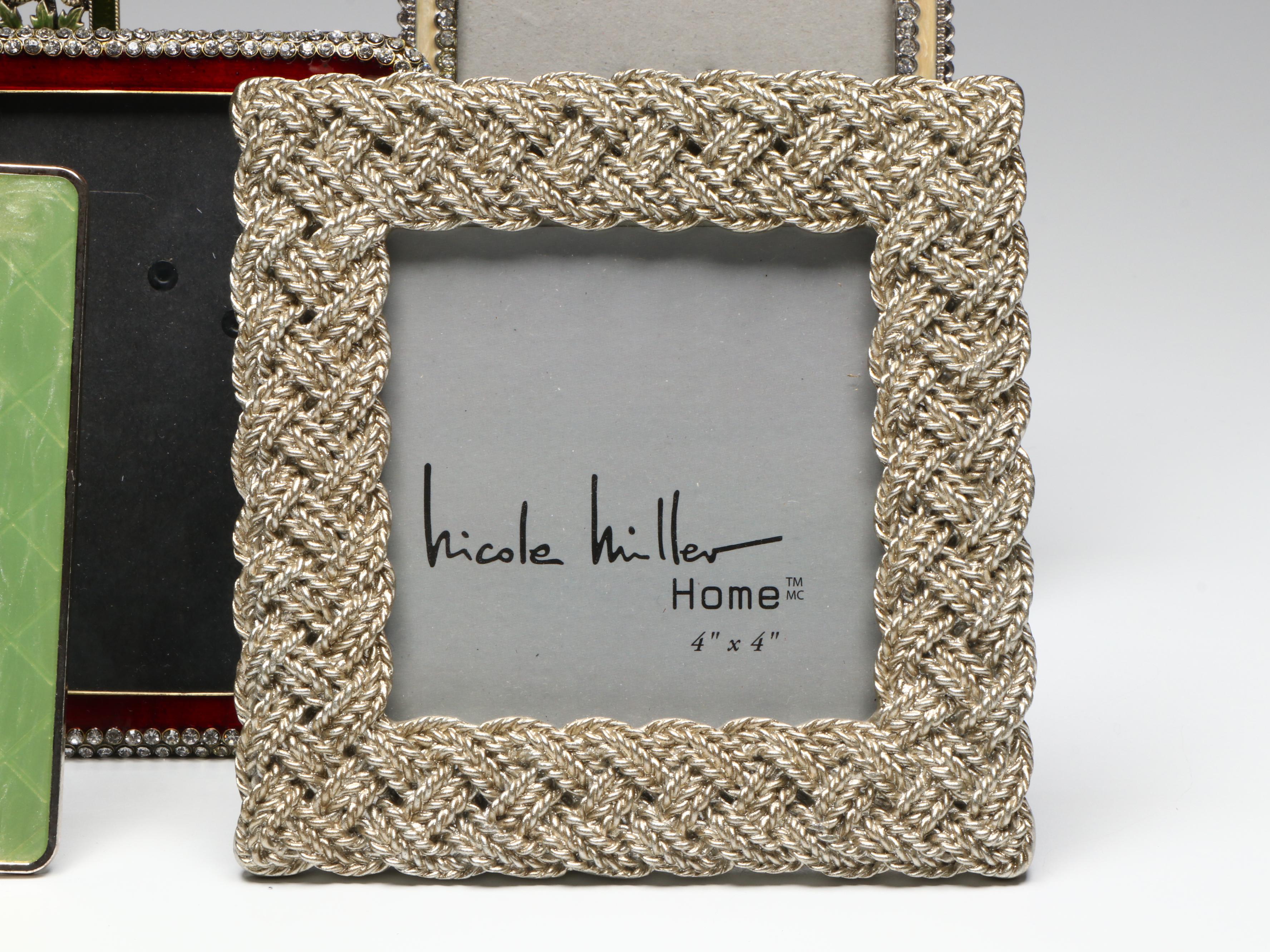 Enamel and Crystal Embellished Table Top Frame Collection