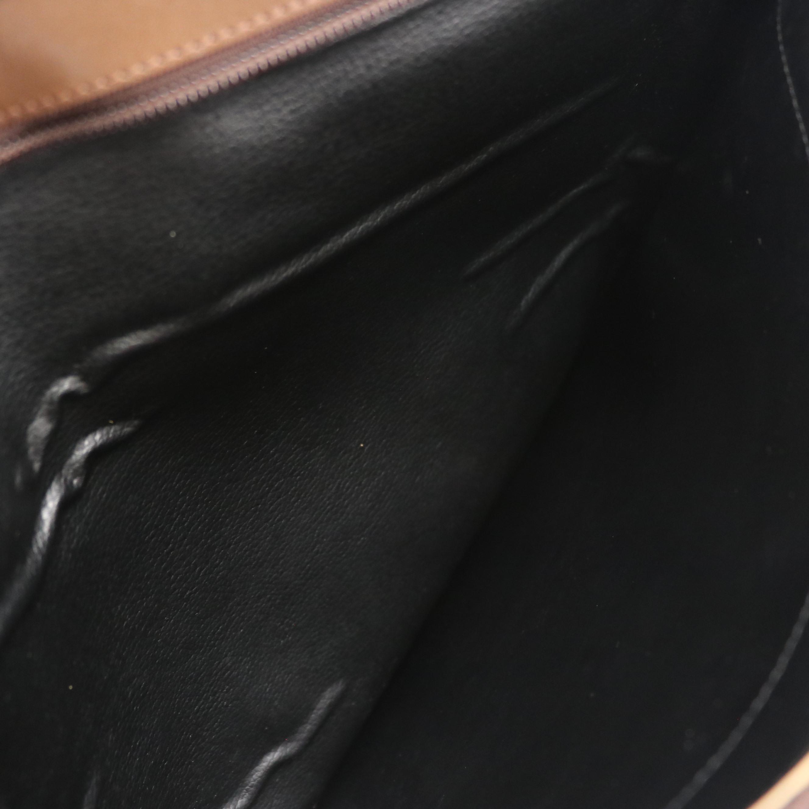 Burberrys Haymarket Check and Leather Flap Portfolio Clutch