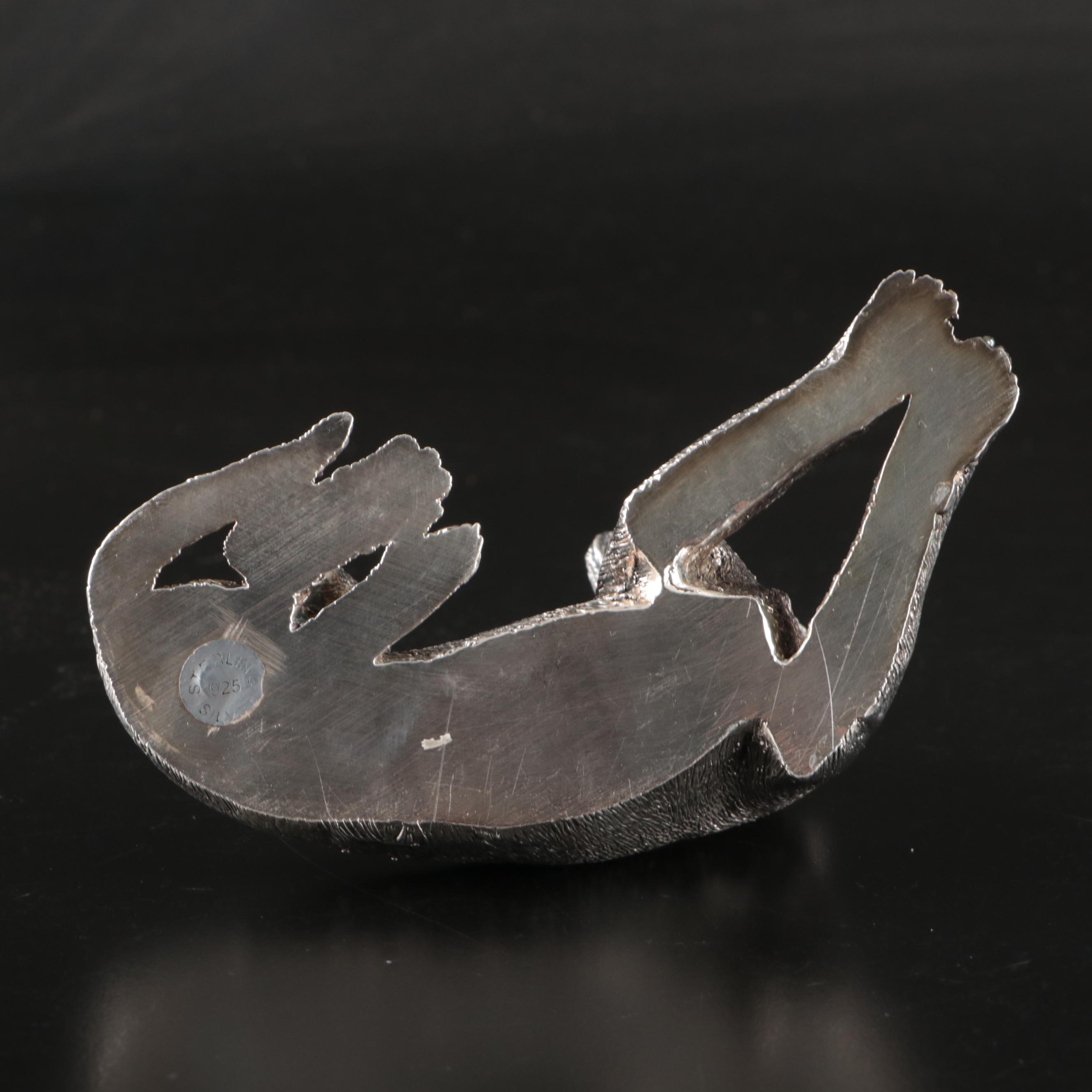 Cast Sterling Silver Dogs