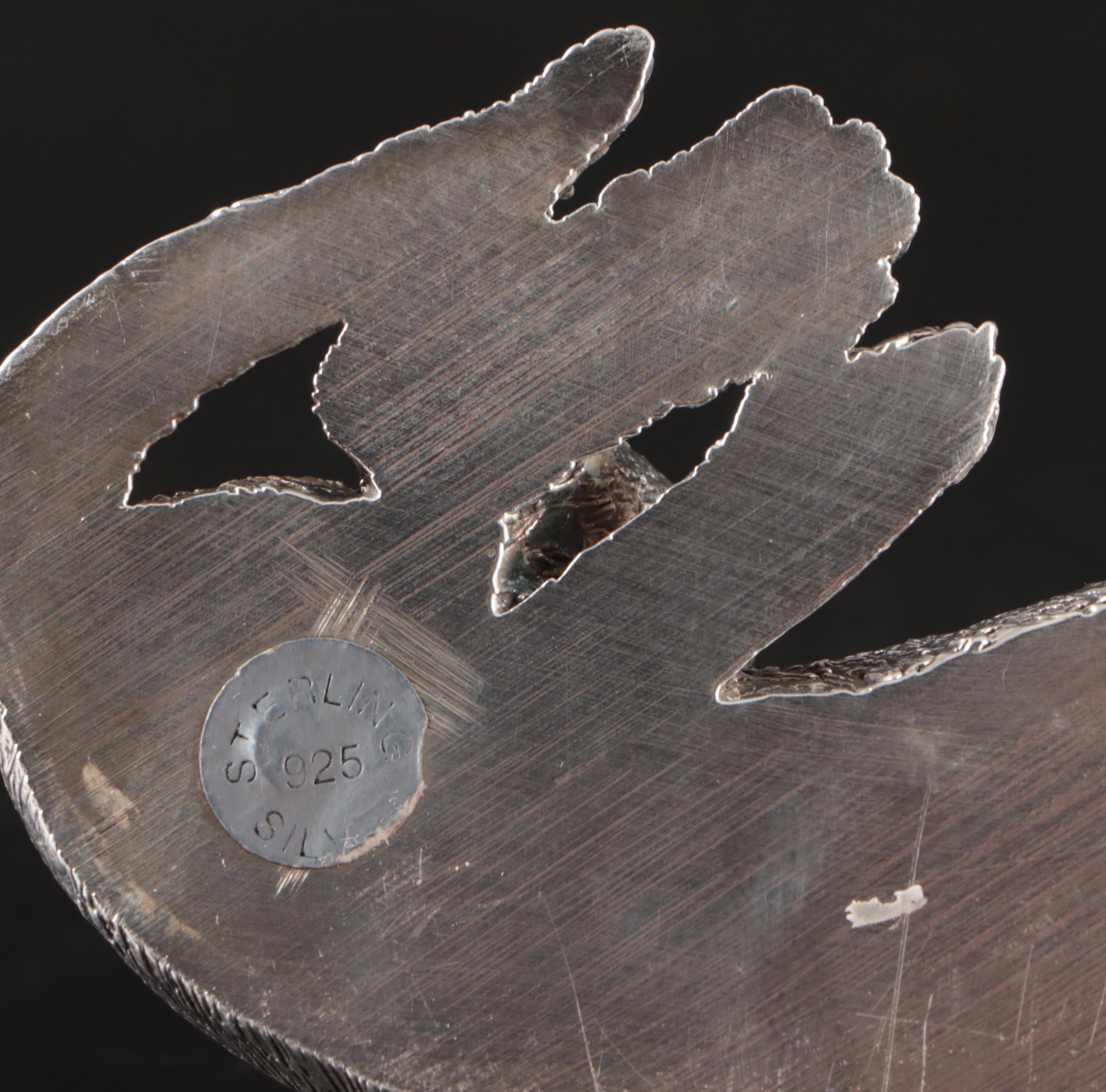 Cast Sterling Silver Dogs