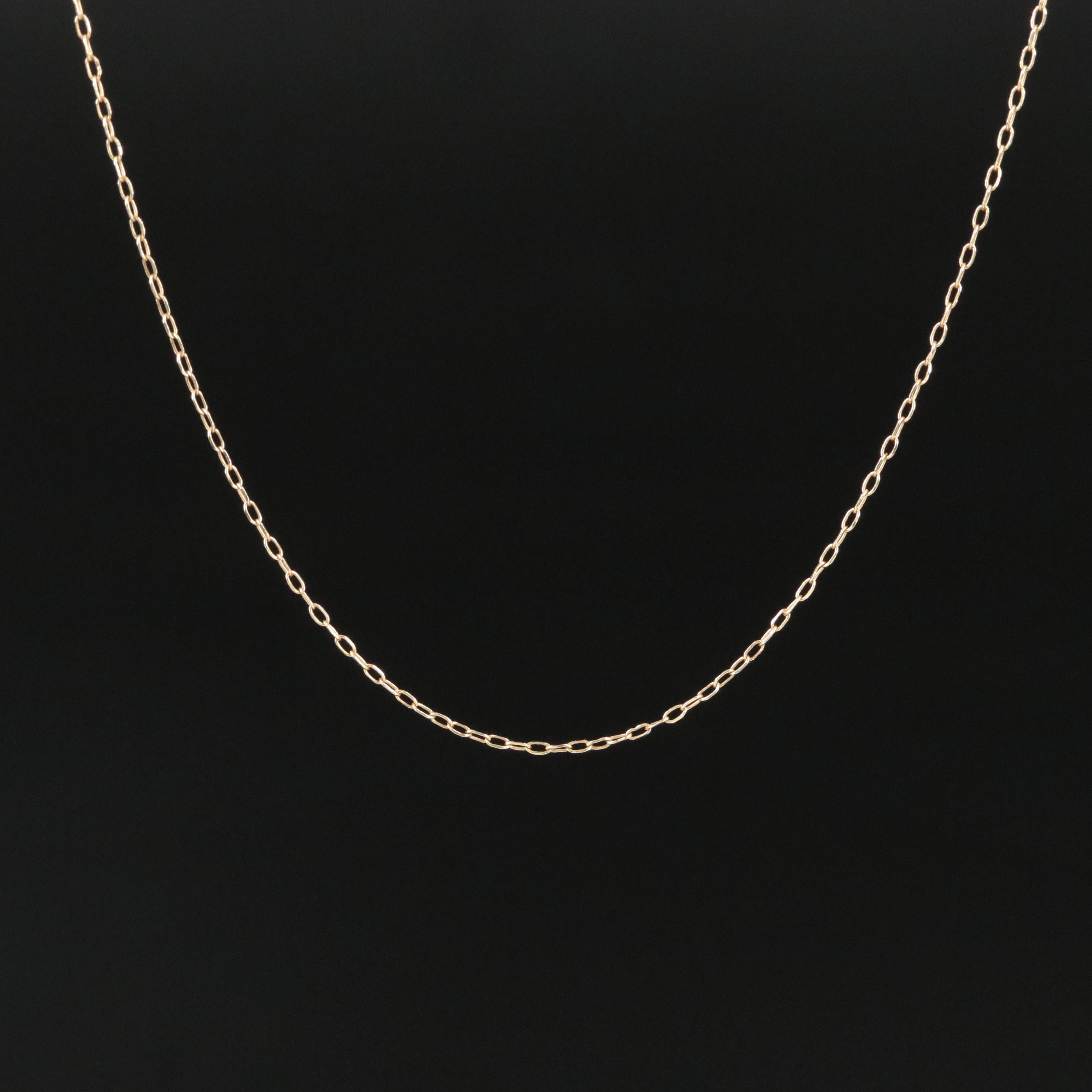 14K Cable Chain Necklace