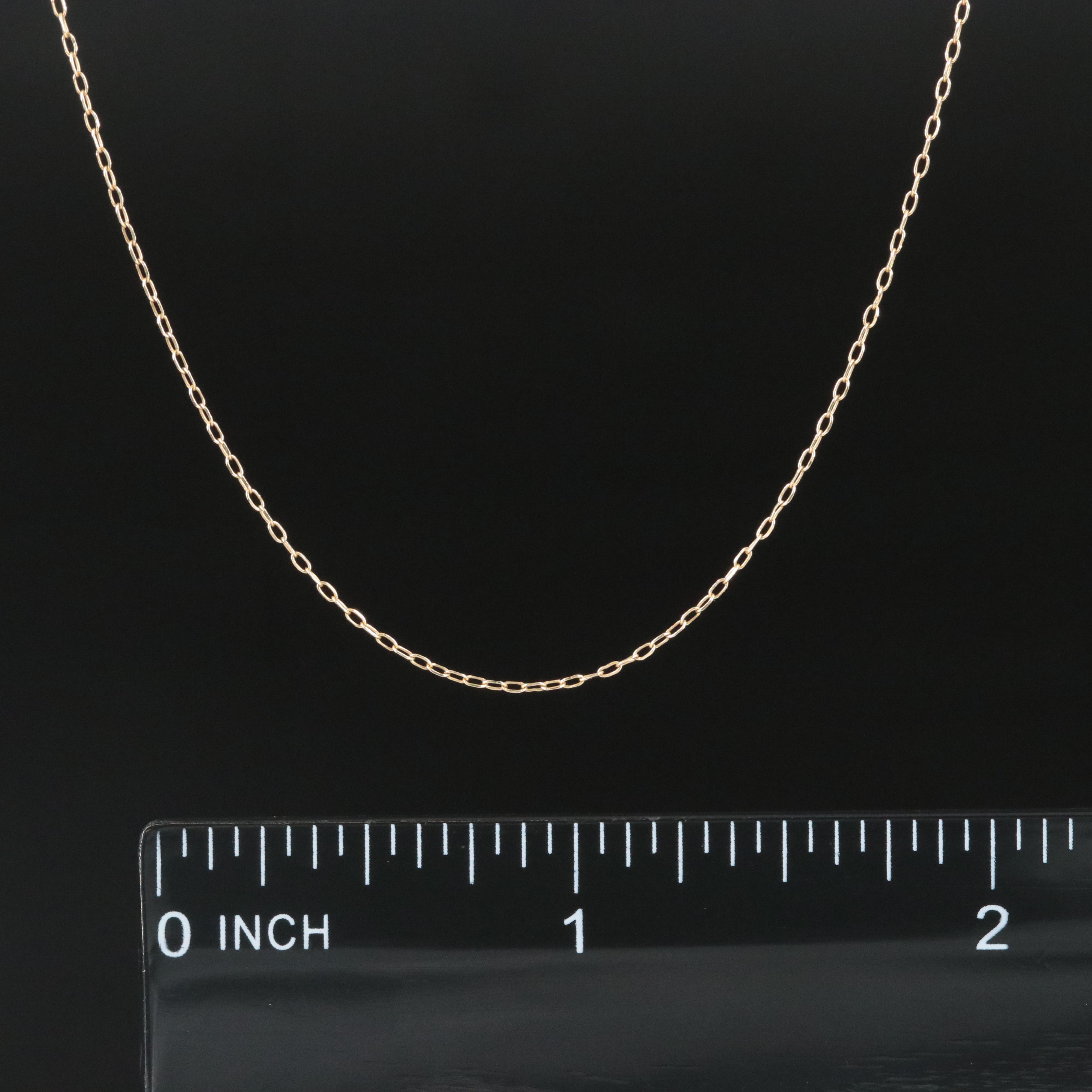 14K Cable Chain Necklace
