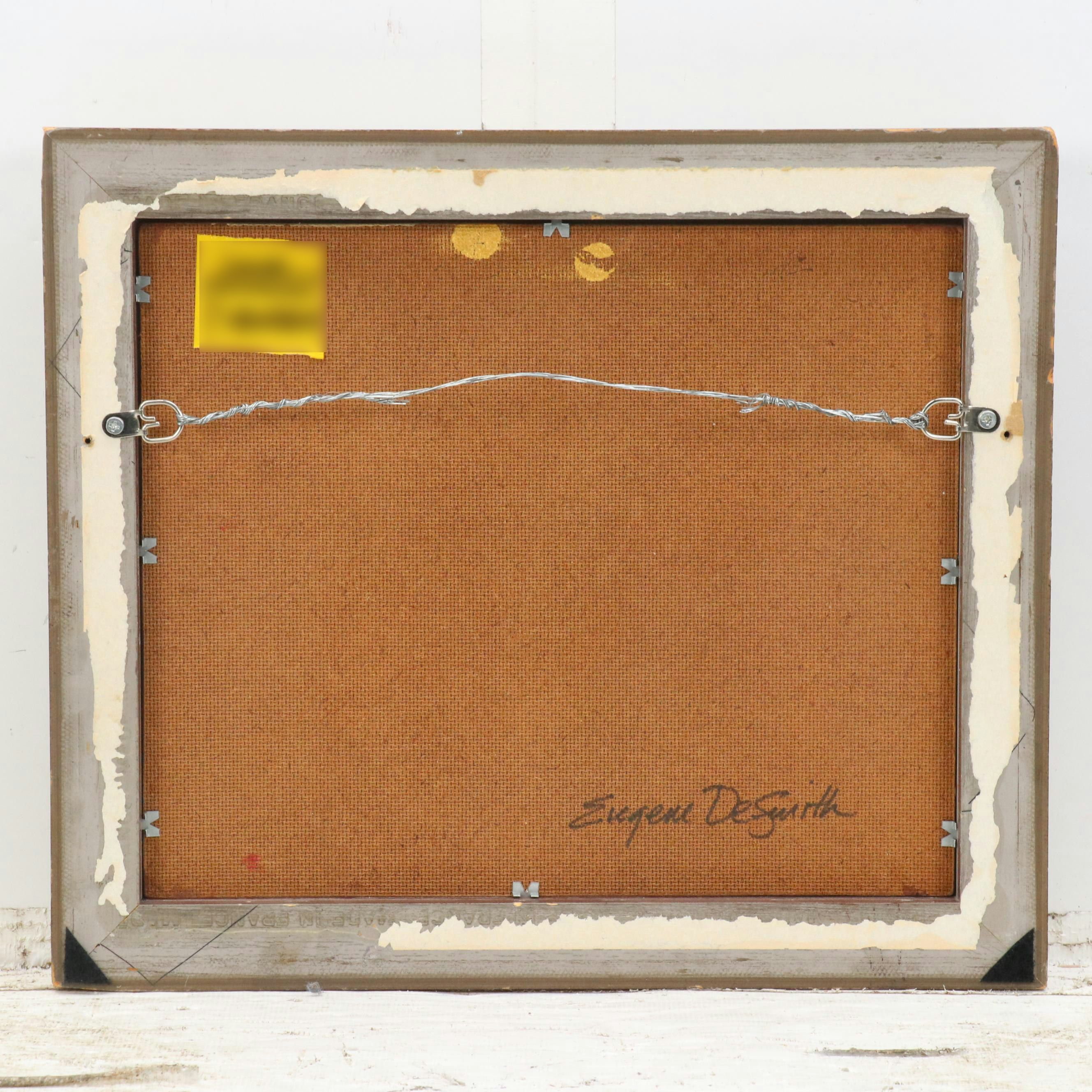 Eugene DeSmith Modernist Abstract Oil Painting on Board