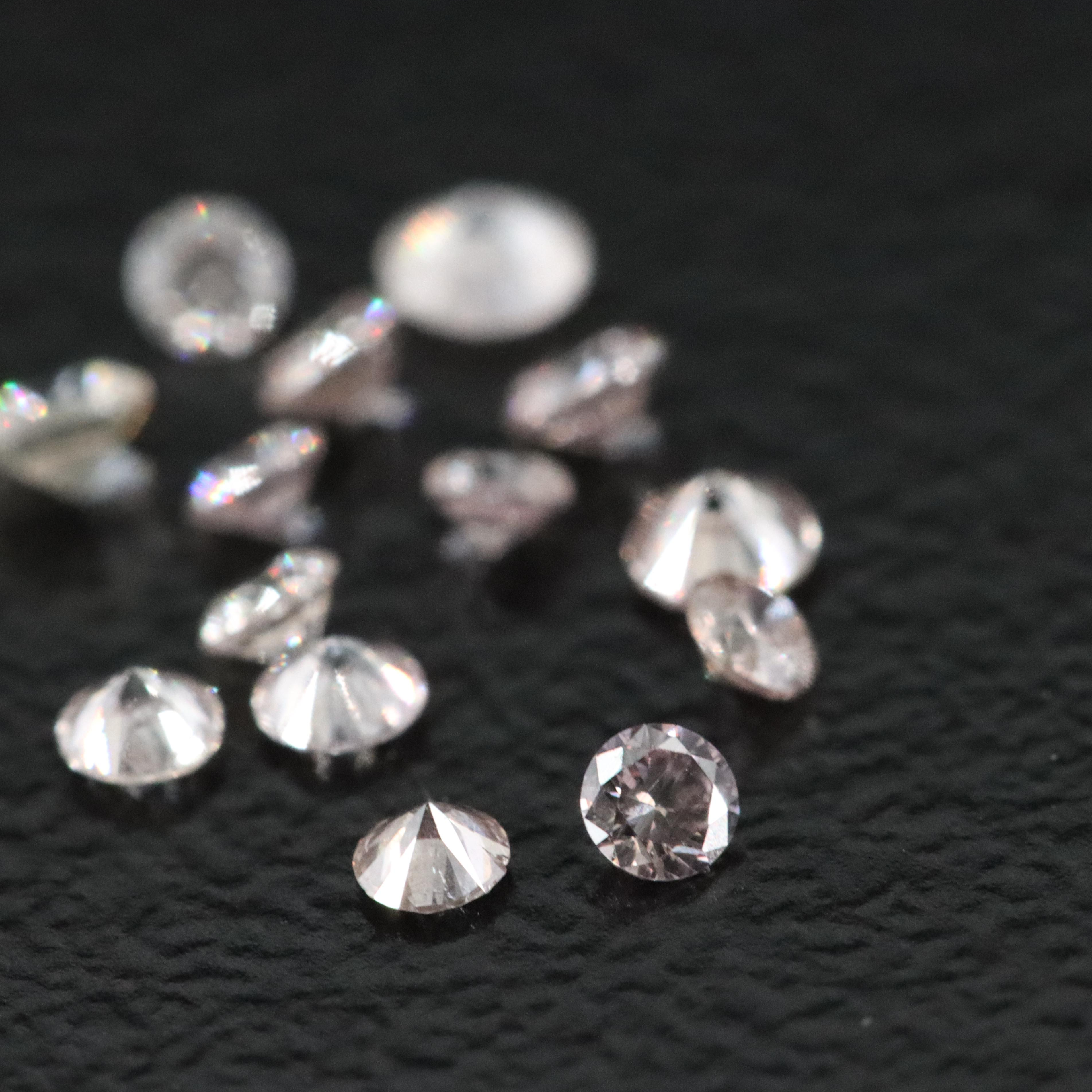 Loose 0.53 CTW Diamond and Faint Pink Diamond Lot