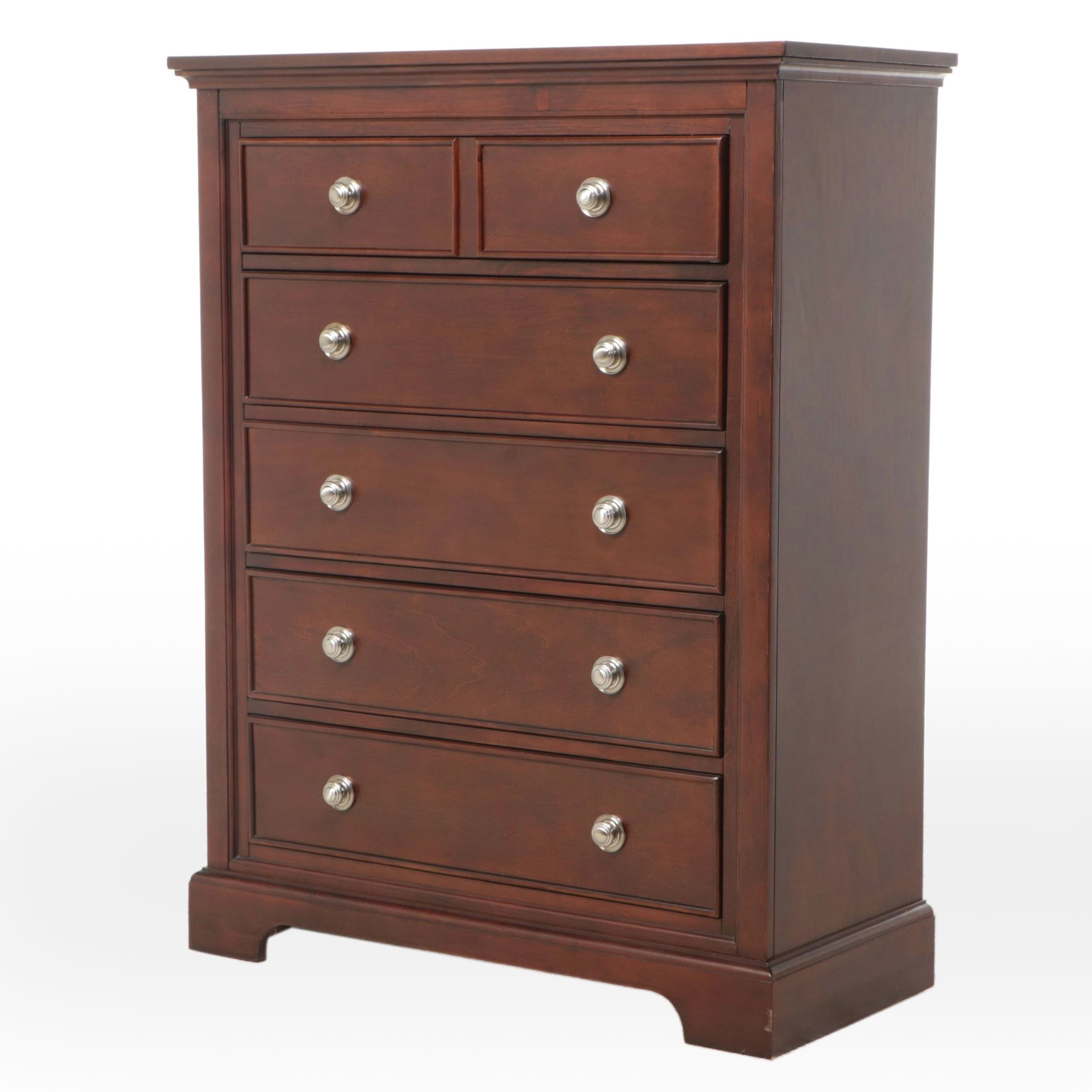 Klaussner Mahogany Finished Chest of Drawers, 2010