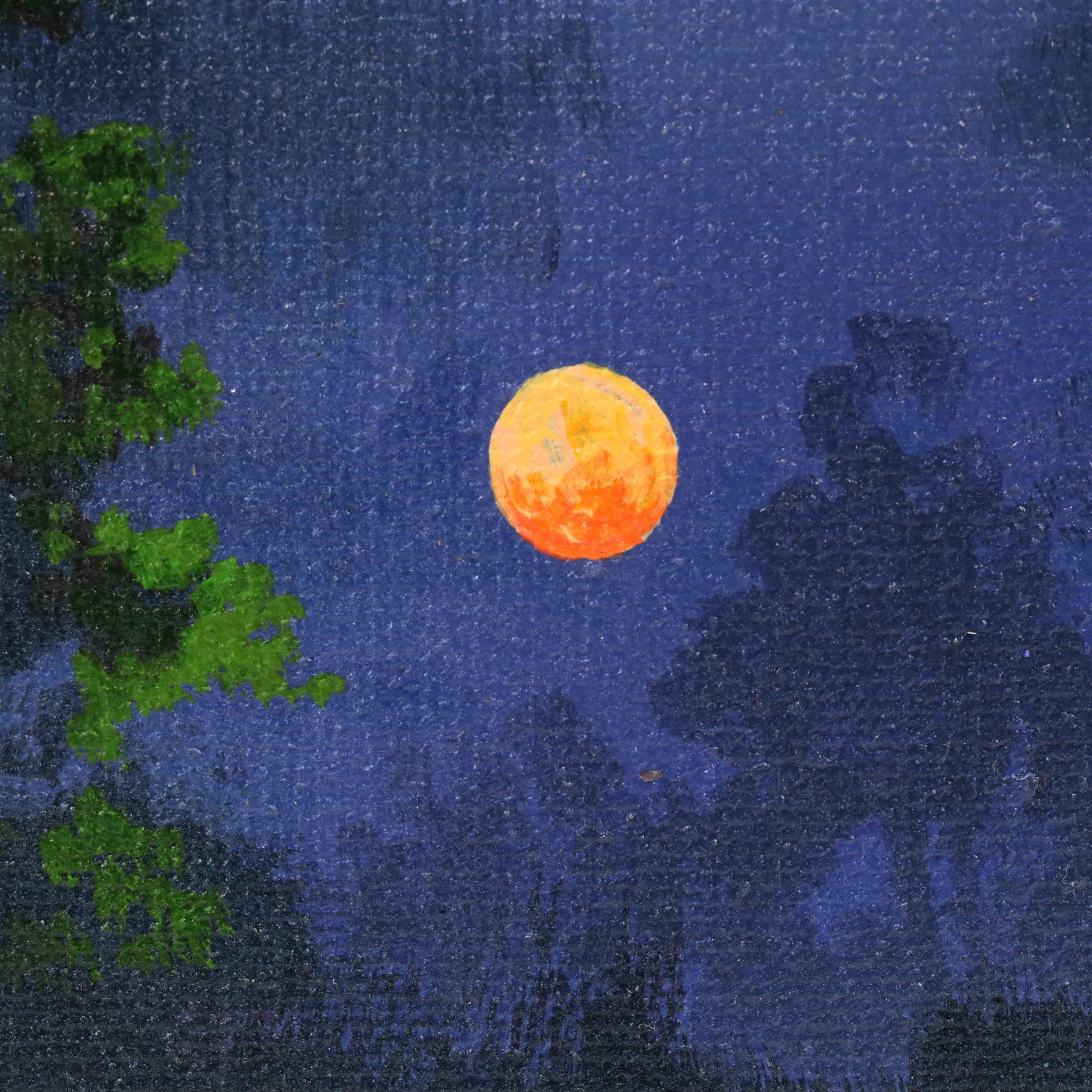 Doug "Bumo" Johnpeer Nocturne Landscape Oil Painting, 2025