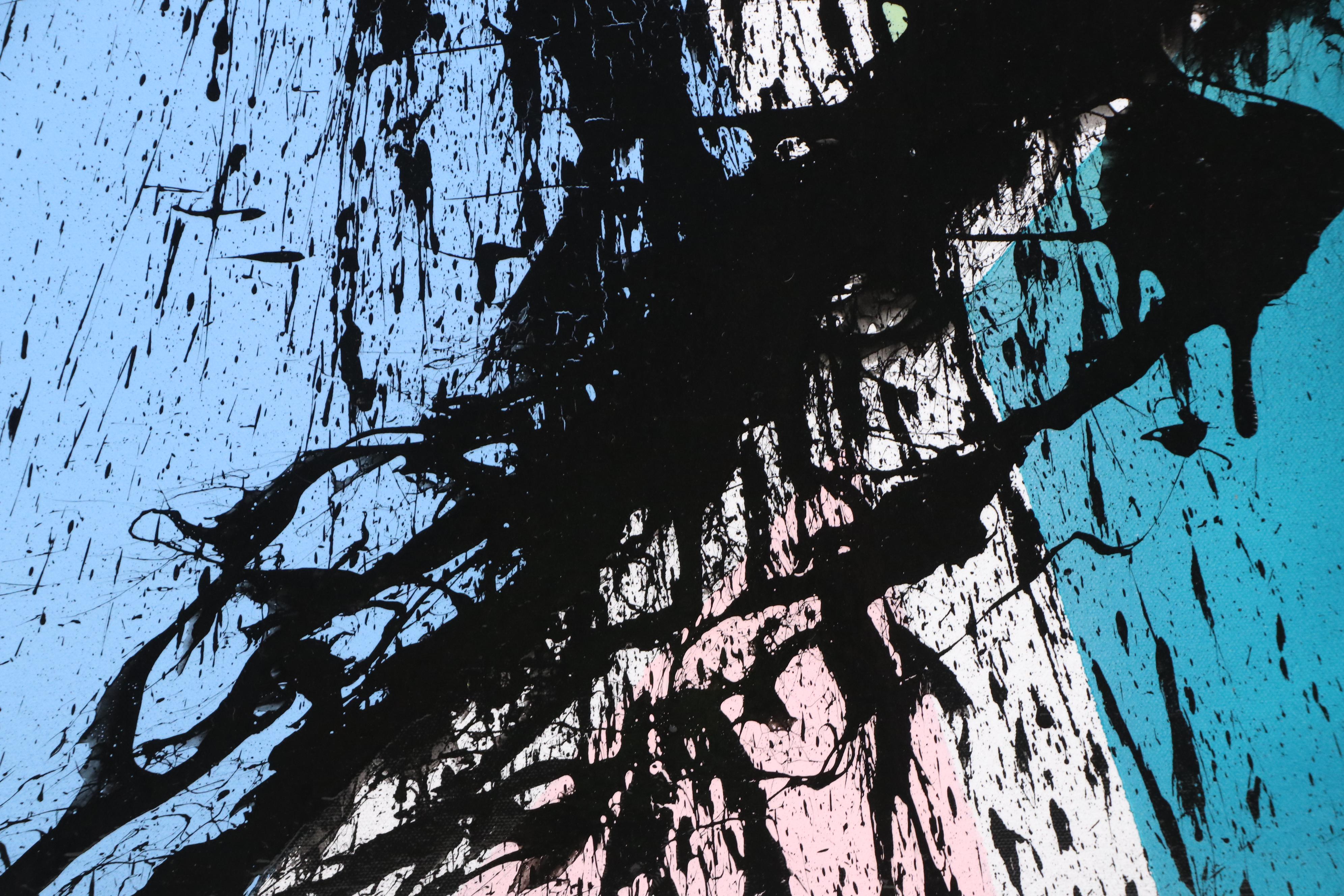 Jason Michael Durham Abstract Collaborative Painting "Emotional Detachment"