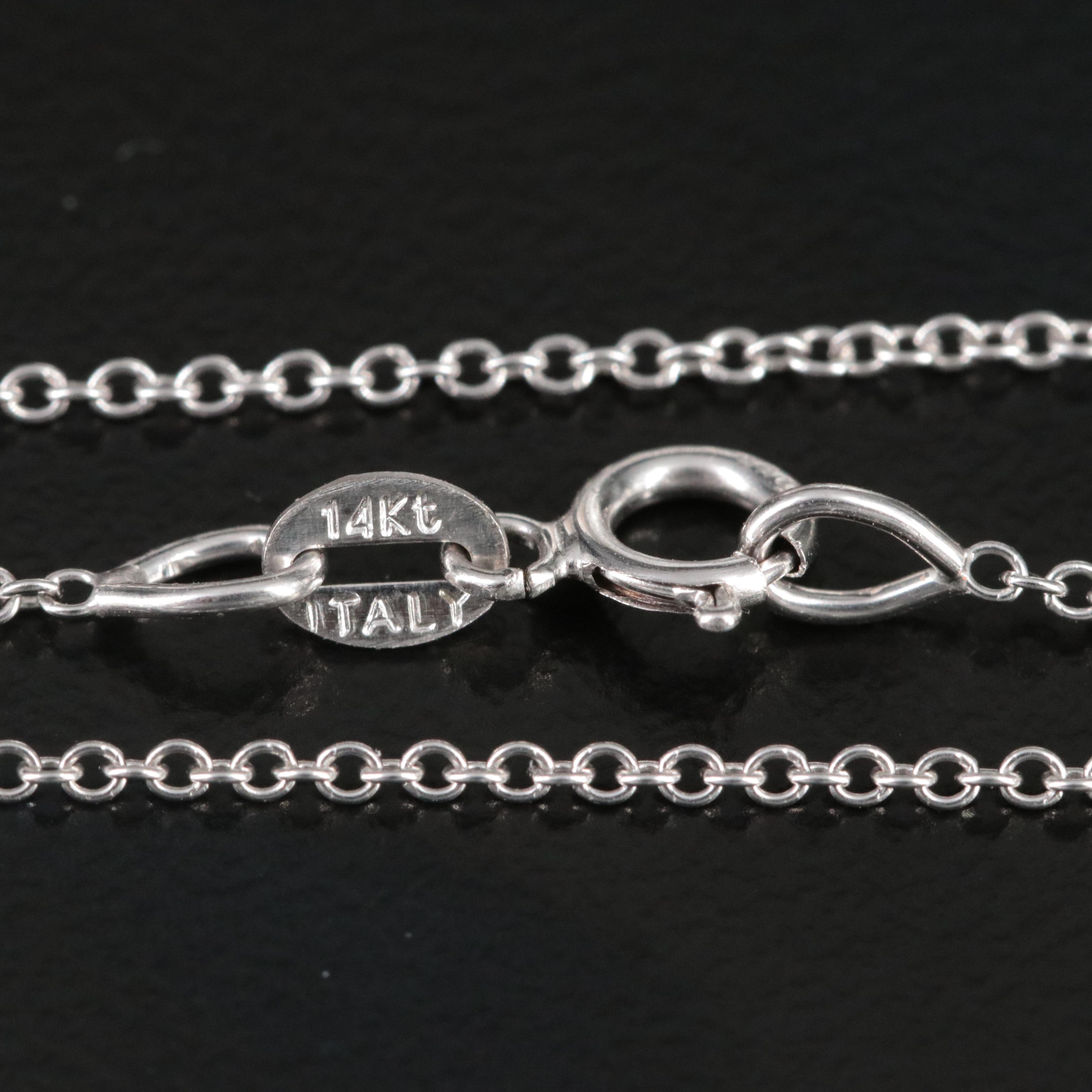 Italian 14K Cable Chain Necklace