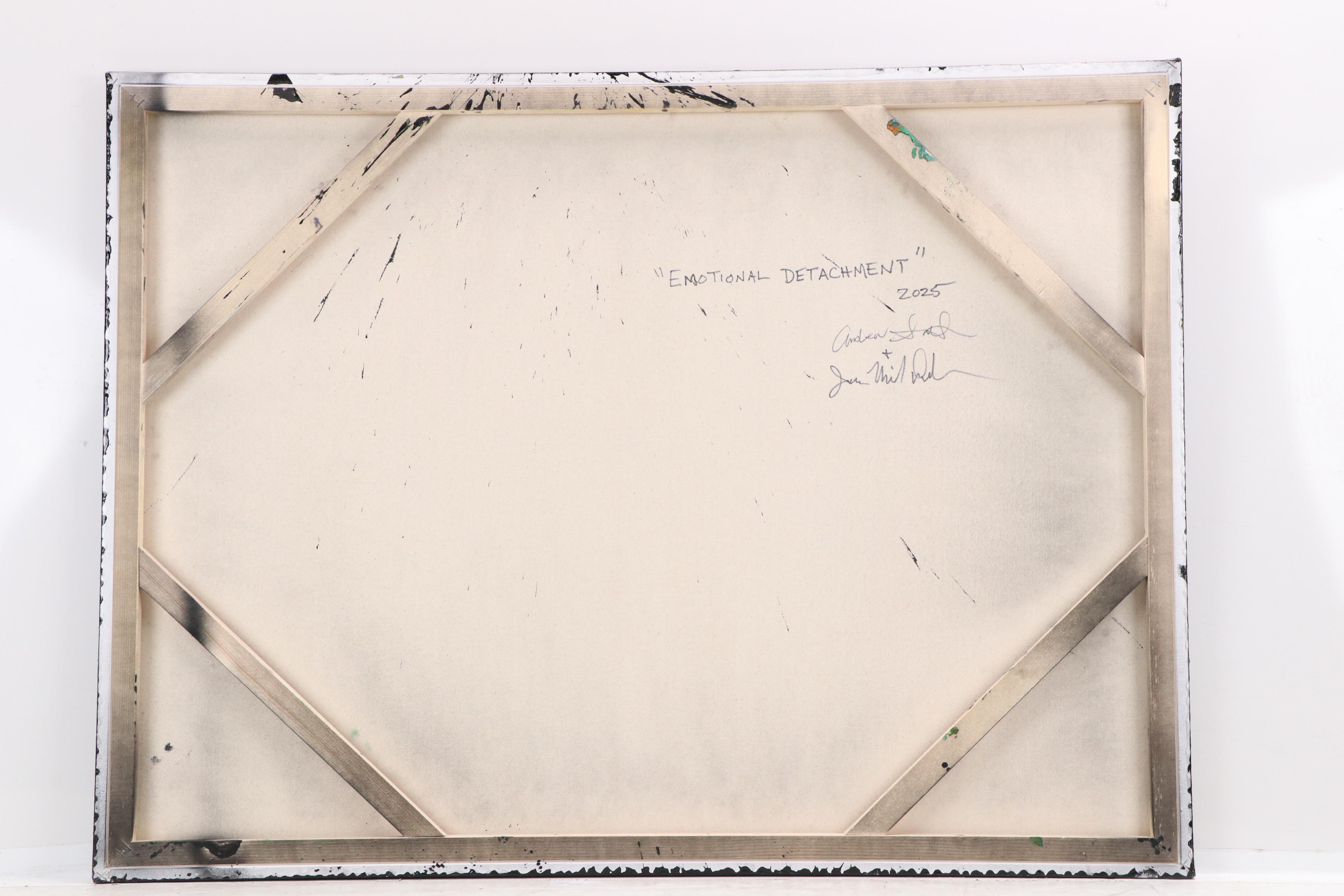 Jason Michael Durham Abstract Collaborative Painting "Emotional Detachment"