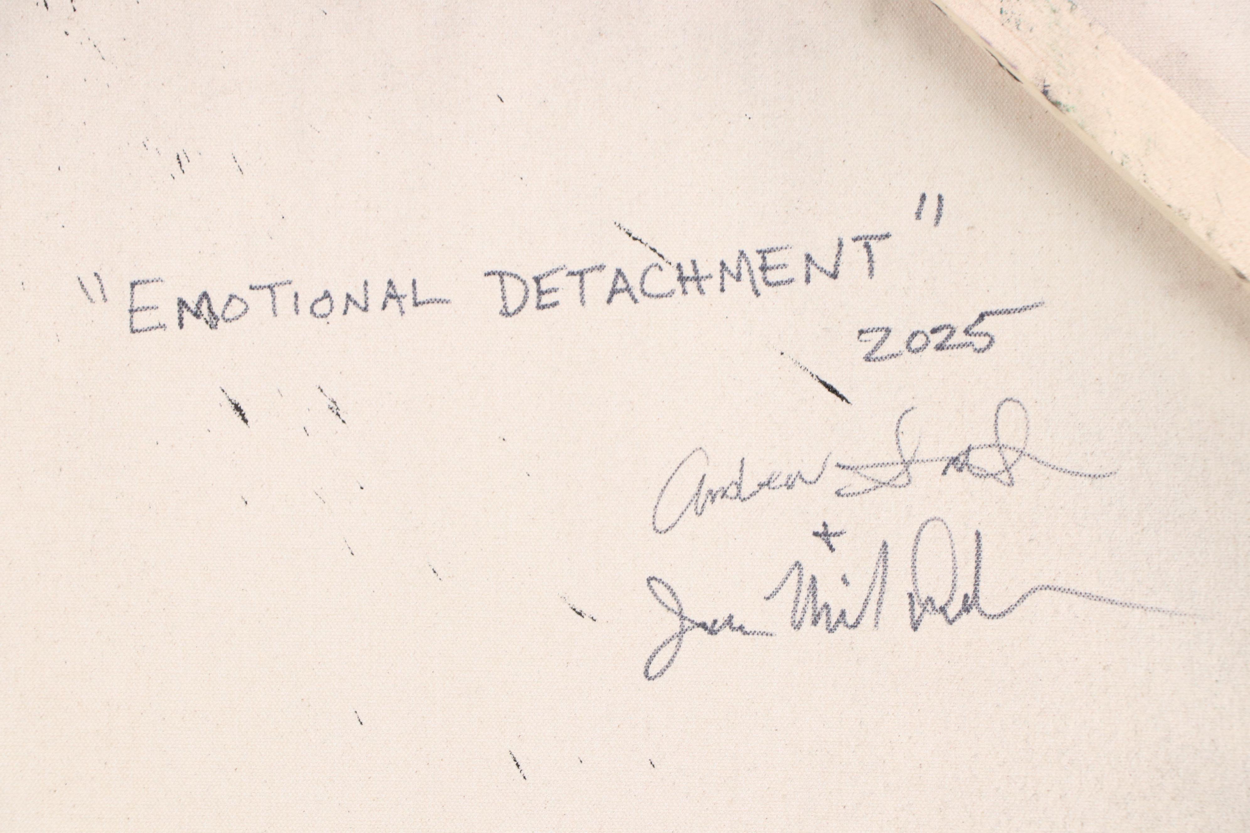 Jason Michael Durham Abstract Collaborative Painting "Emotional Detachment"