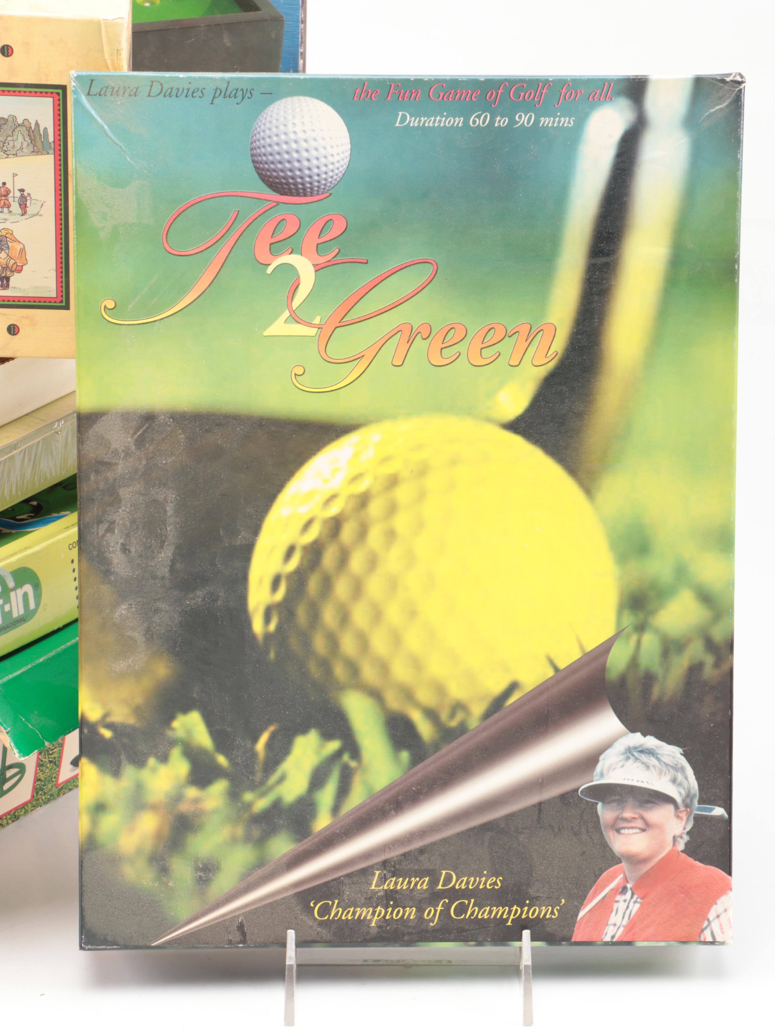 "Fore", "The 19th Hole", "Tee 2 Green", More Golf Themed Board Games
