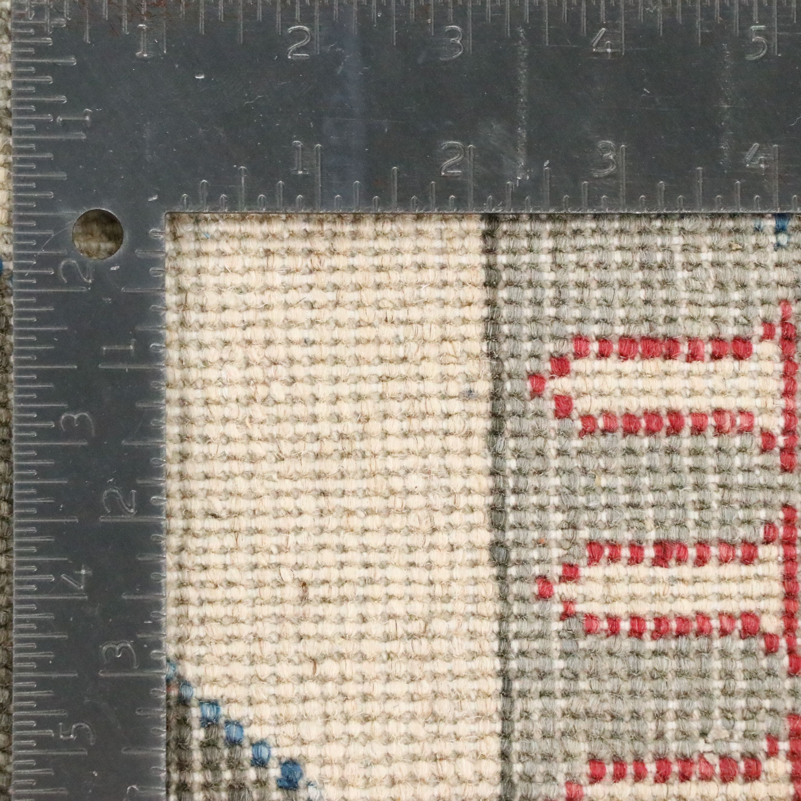 3'11 x 6'2 Hand-Knotted Afghan Pictorial War Area Rug