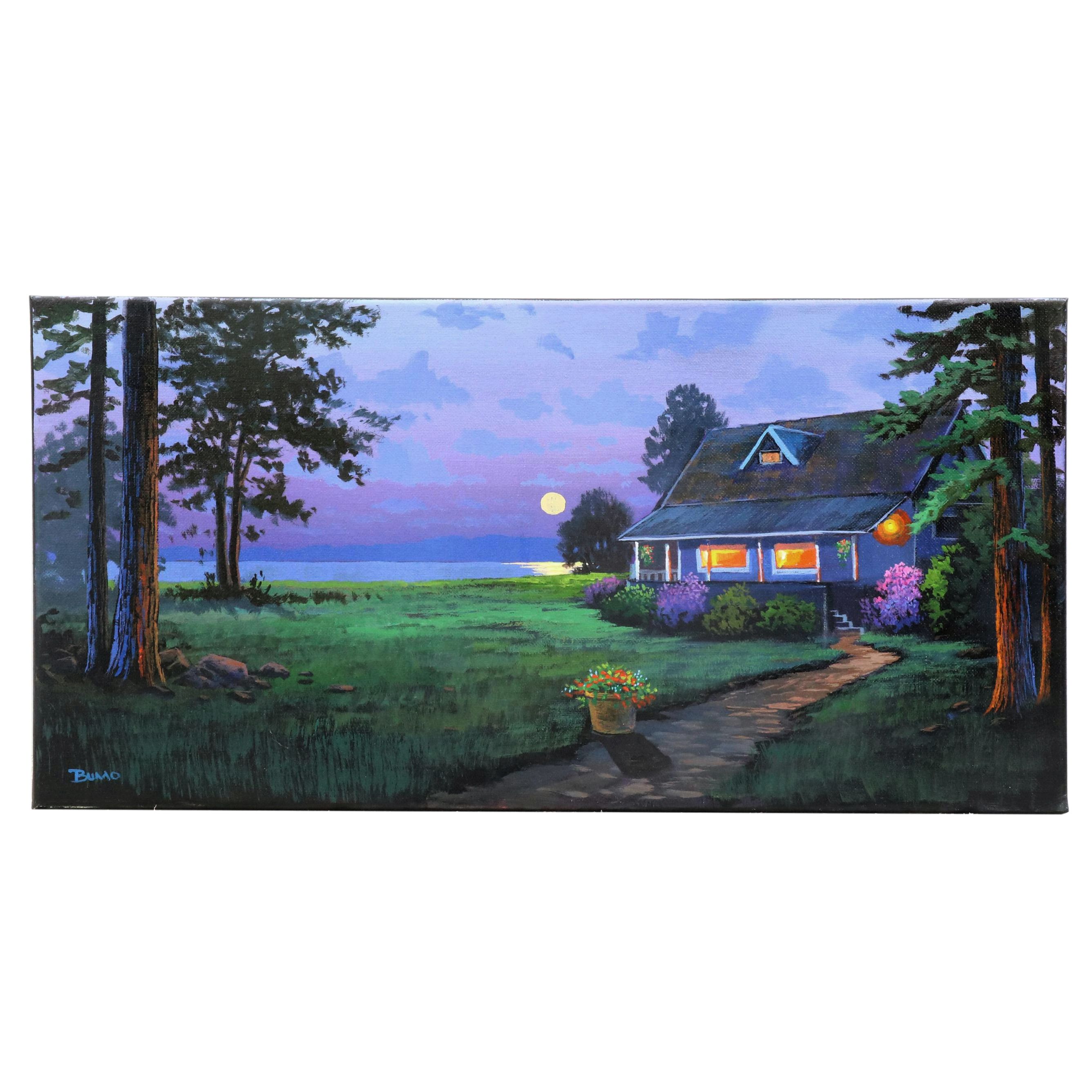 Doug "Bumo" Johnpeer Residential Landscape Oil Painting, 2025