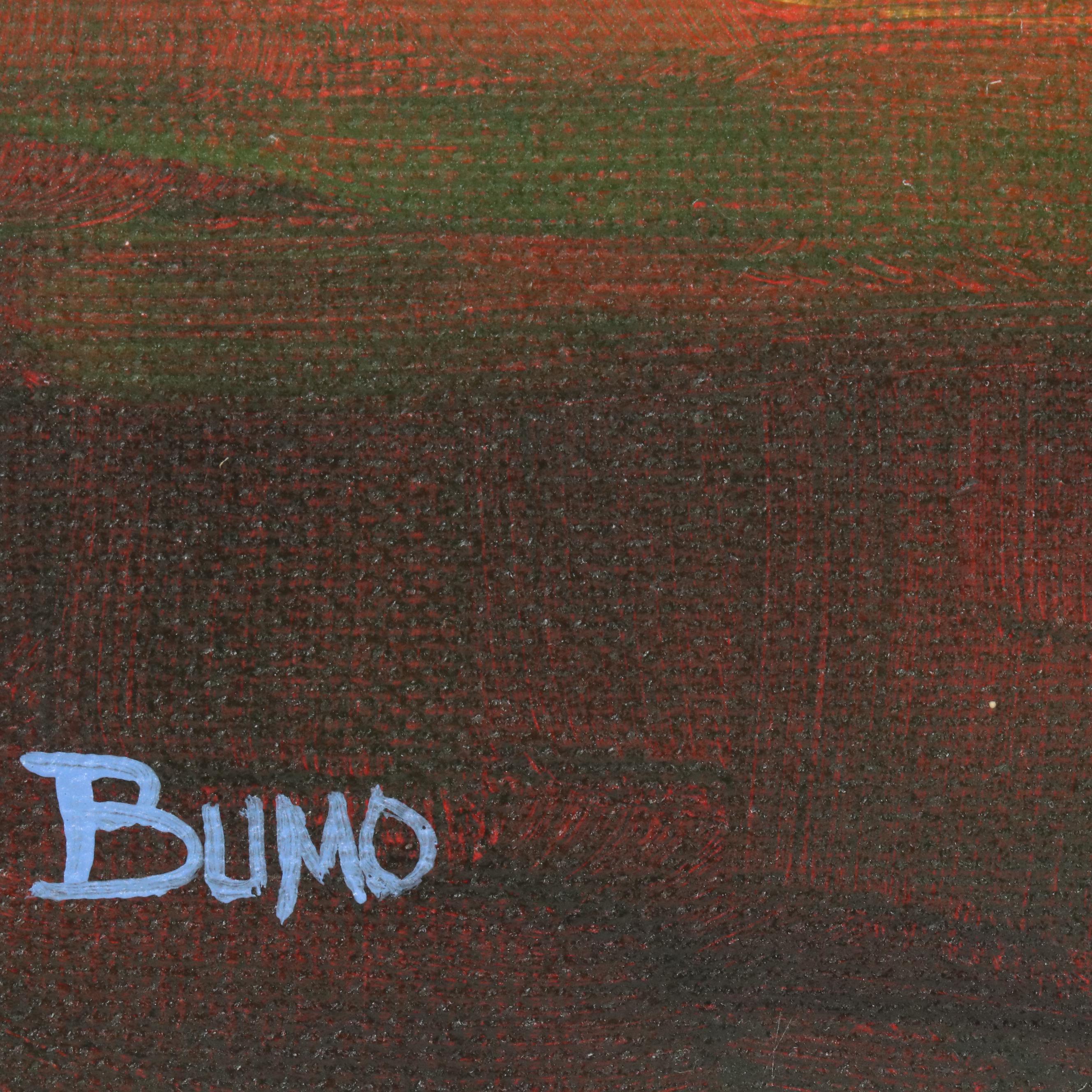 Doug "Bumo" Johnpeer Sunset Landscape Oil Painting, 2025