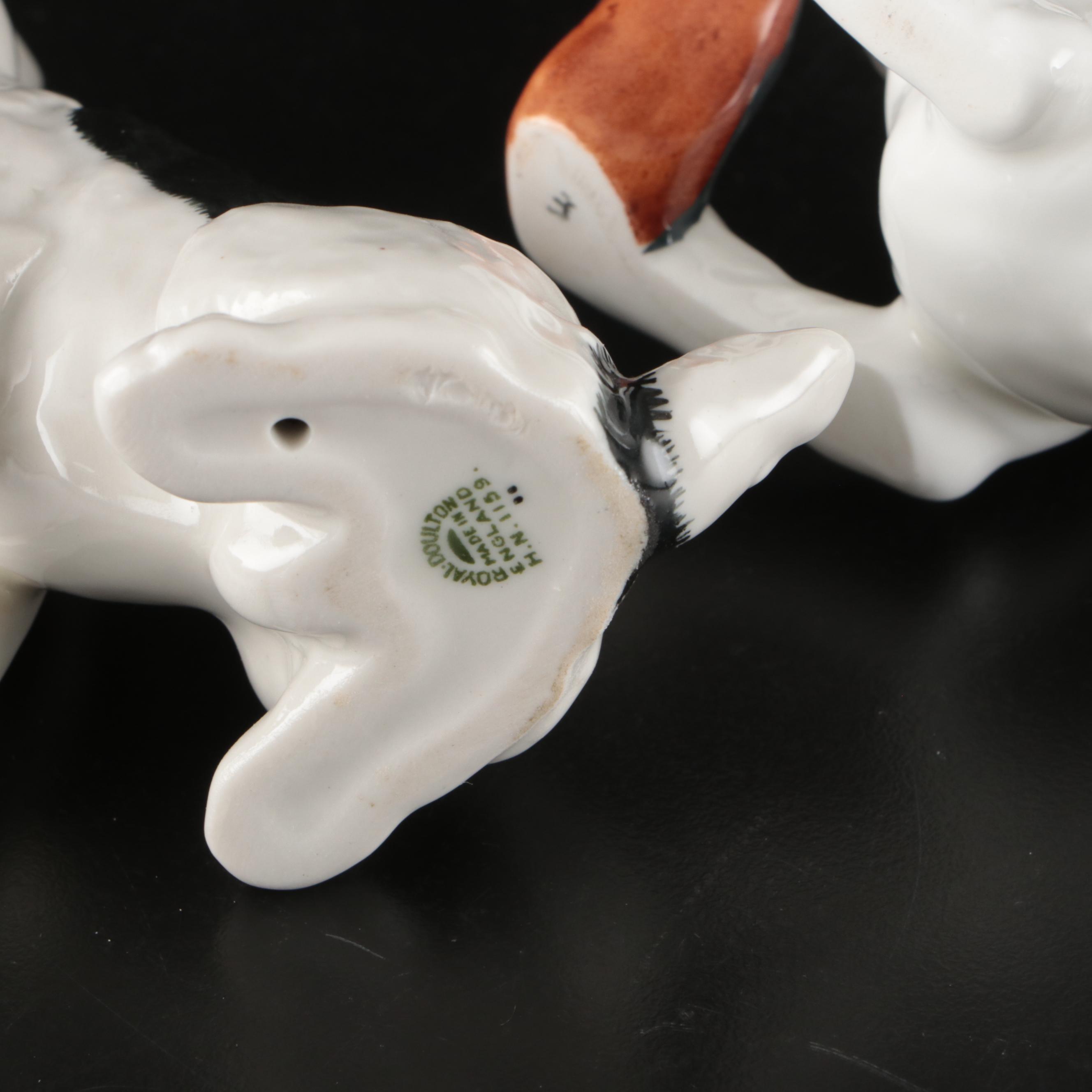 Royal Doulton "Dogs of Character" Ceramic Jack Russell Terriers & Beagles