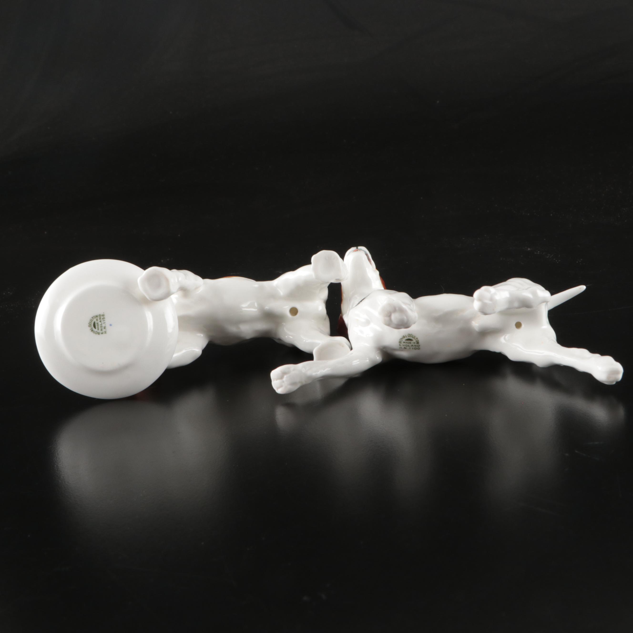 Royal Doulton "Dogs of Character" Ceramic Jack Russell Terriers & Beagles