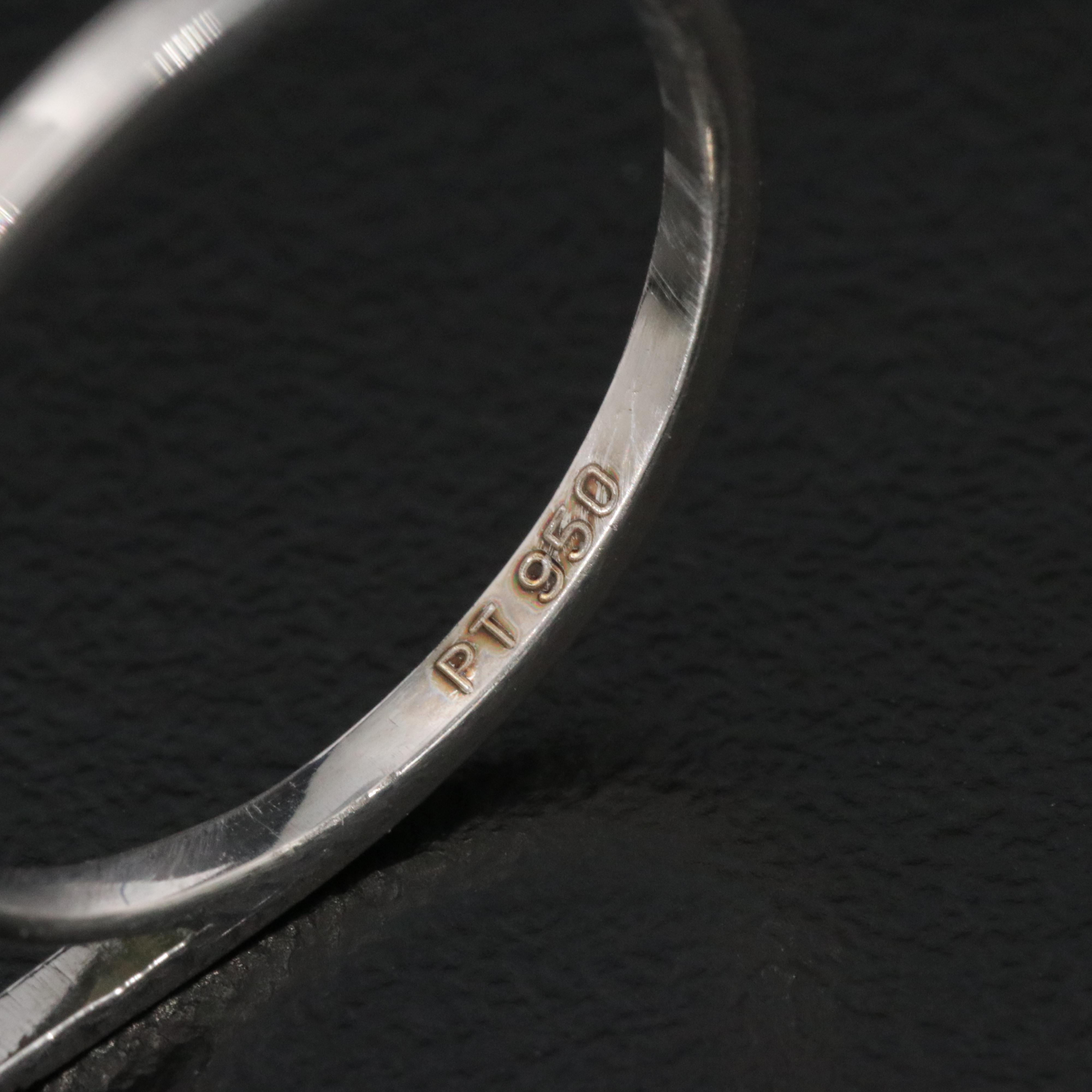 Platinum 7.94 CTW Emerald and 0.21 CTW Diamond Ring