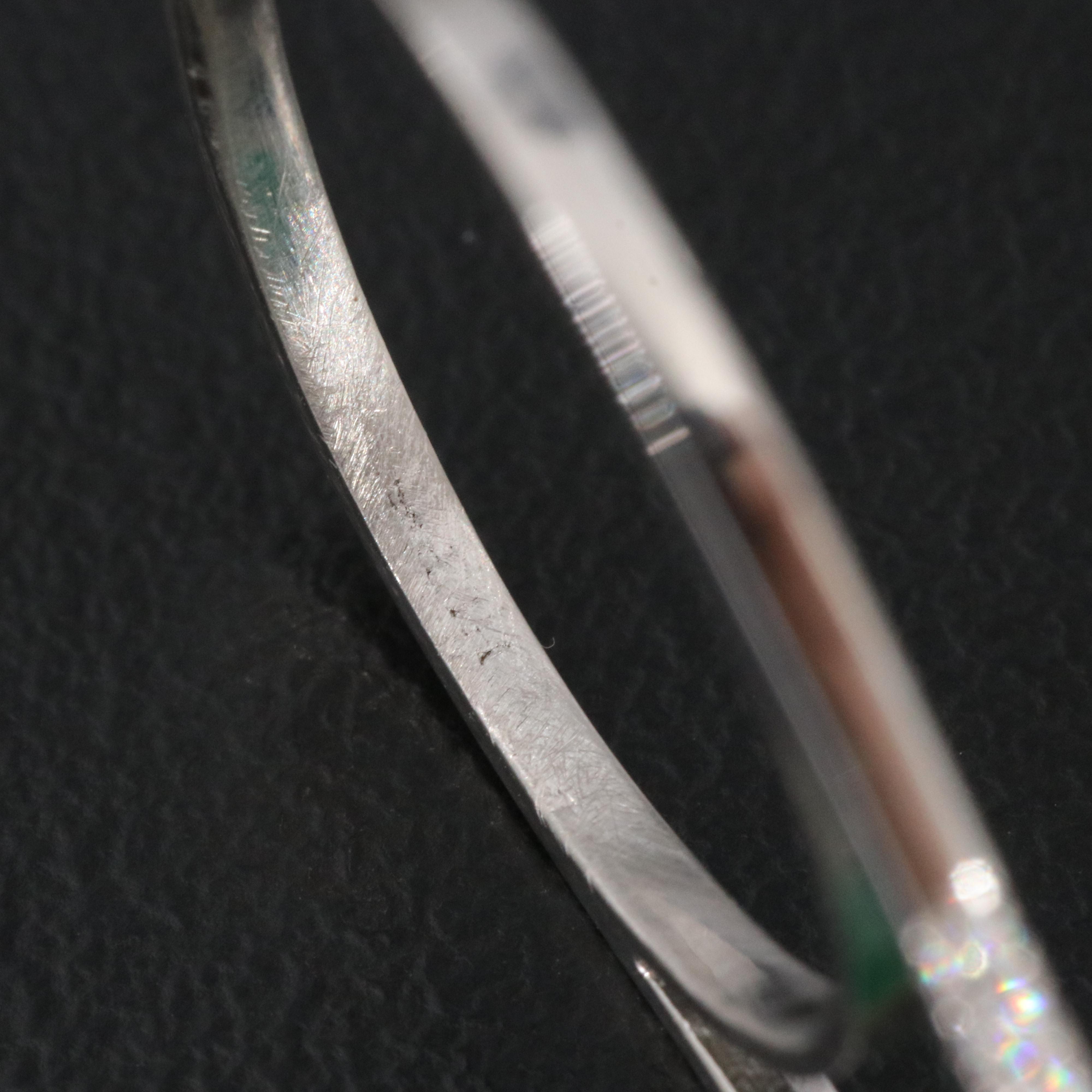 Platinum 7.94 CTW Emerald and 0.21 CTW Diamond Ring