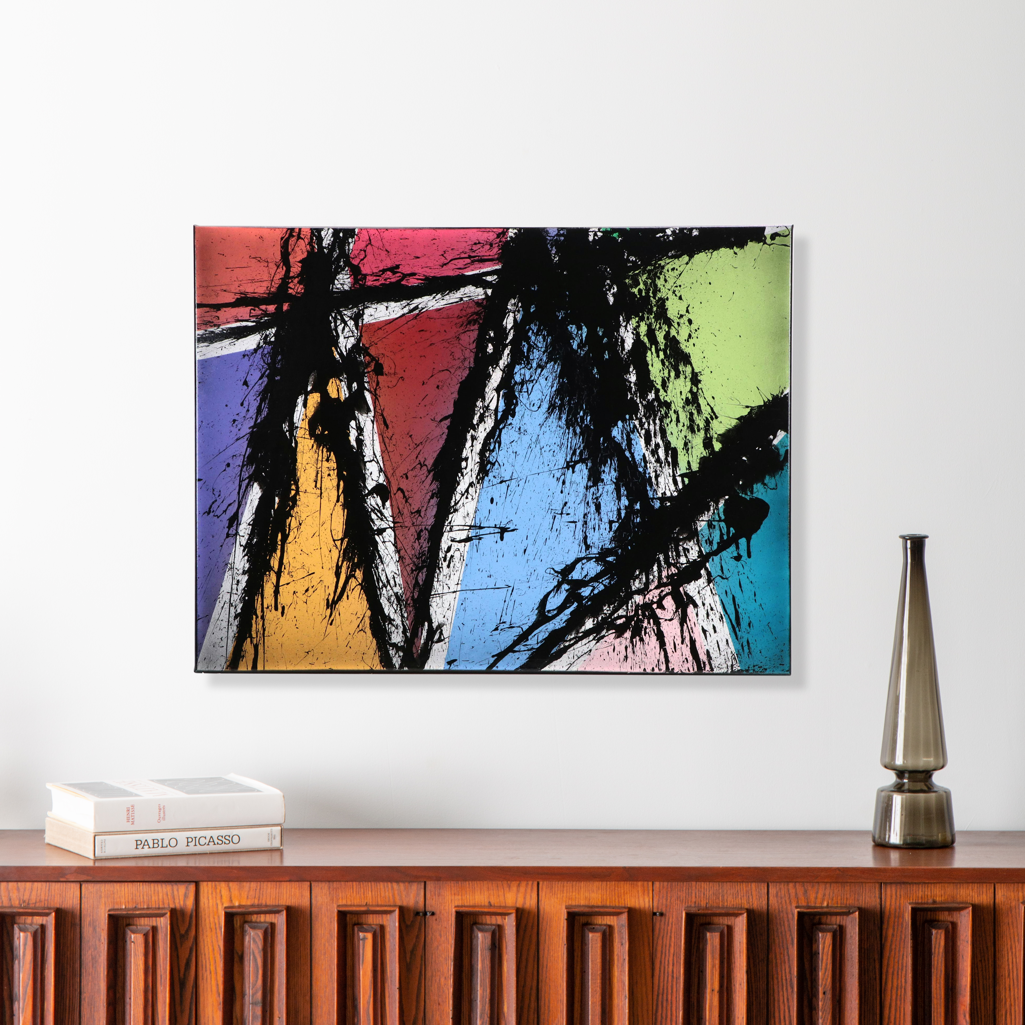 Jason Michael Durham Abstract Collaborative Painting "Emotional Detachment"