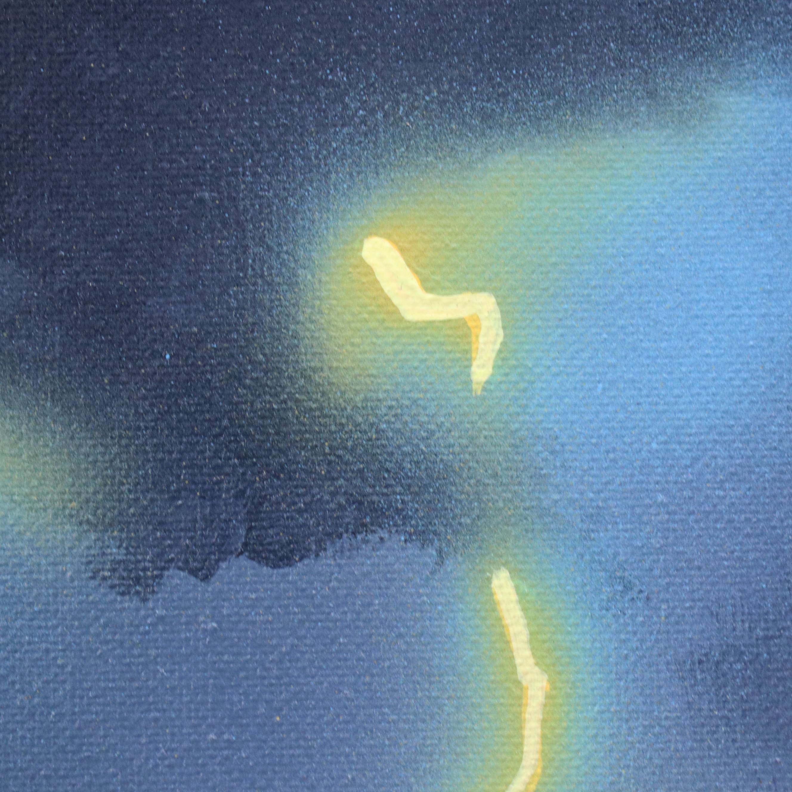 Doug "Bumo" Johnpeer Thunderstorm Landscape Oil Painting, 2025