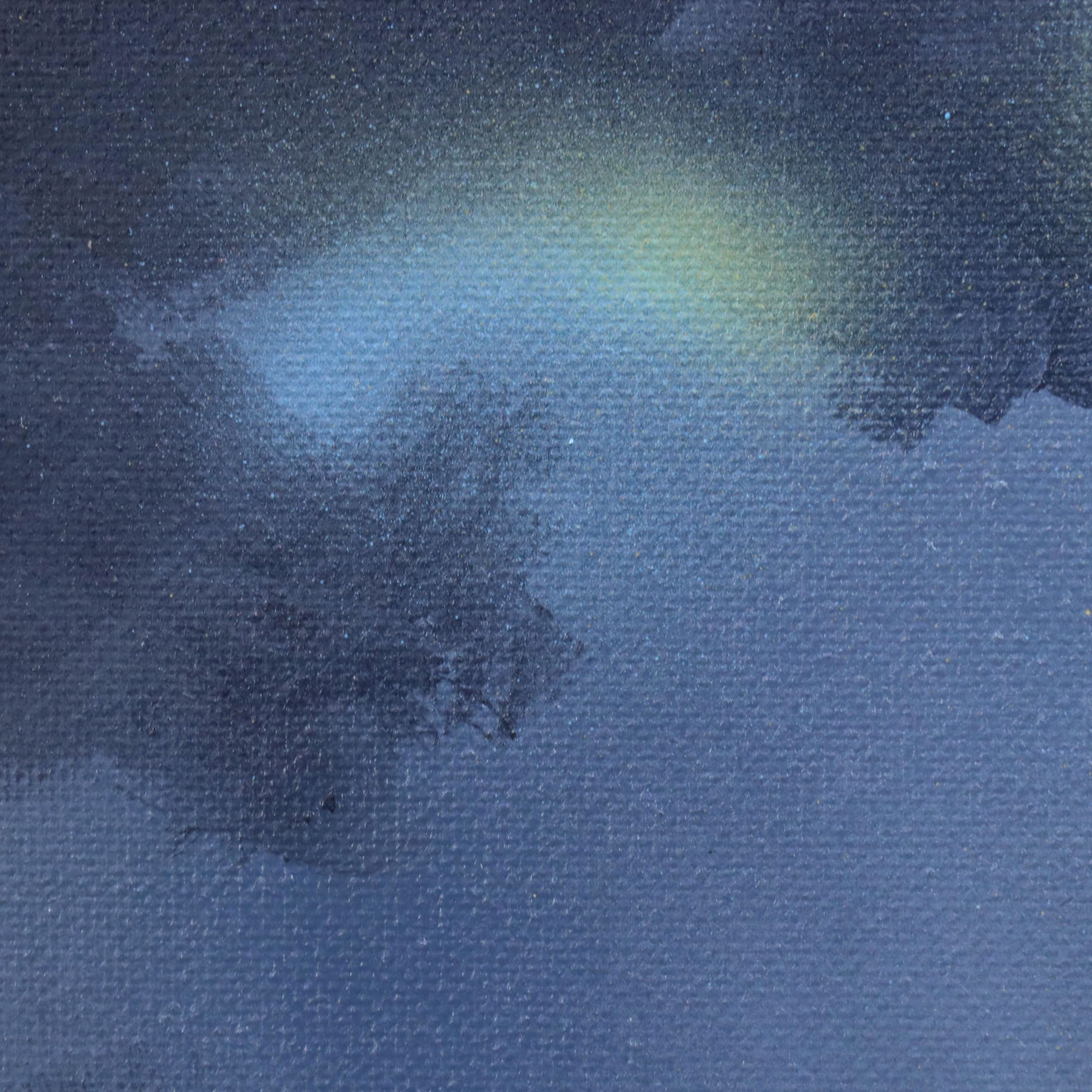 Doug "Bumo" Johnpeer Thunderstorm Landscape Oil Painting, 2025