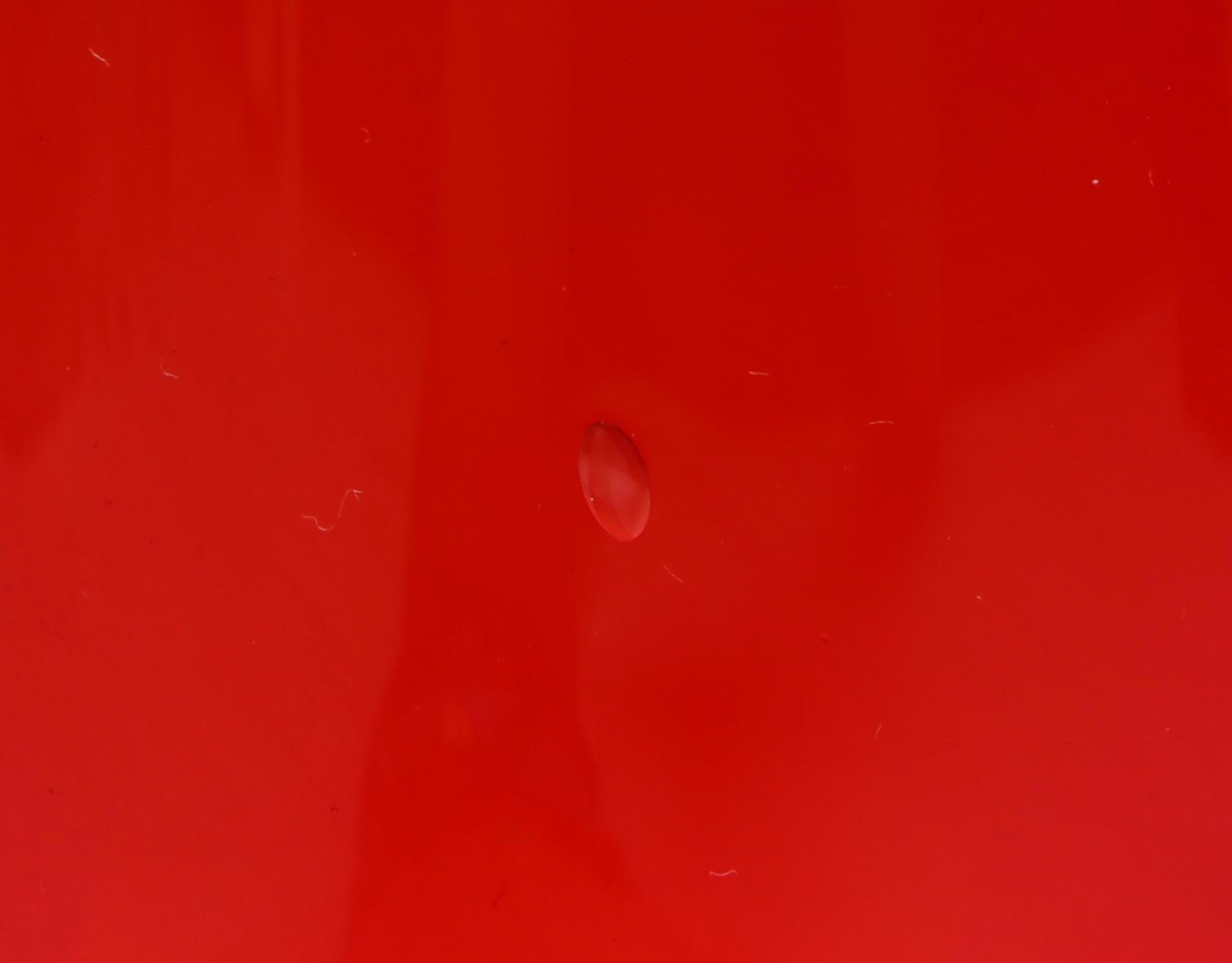 Ruby and Clear Stemmed Glass Goblets