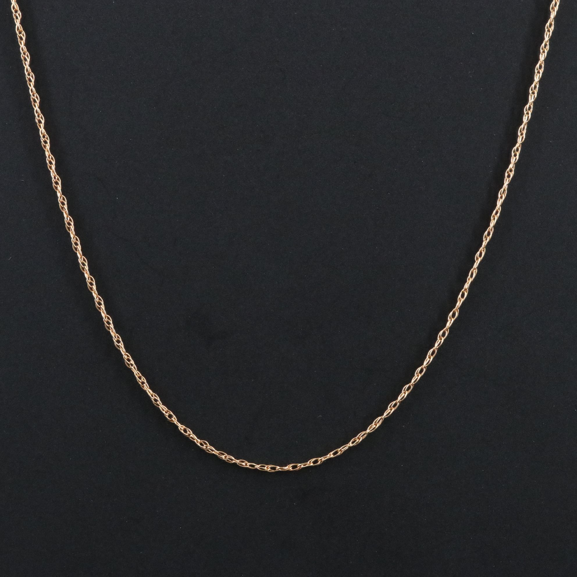 14K Singapore Chain Necklace