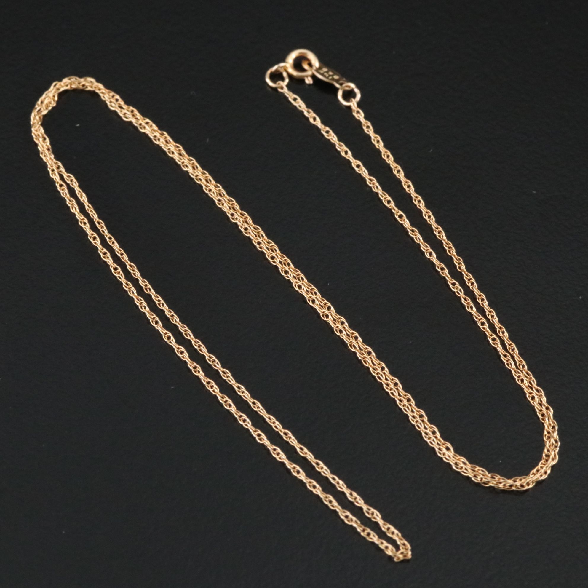 14K Singapore Chain Necklace