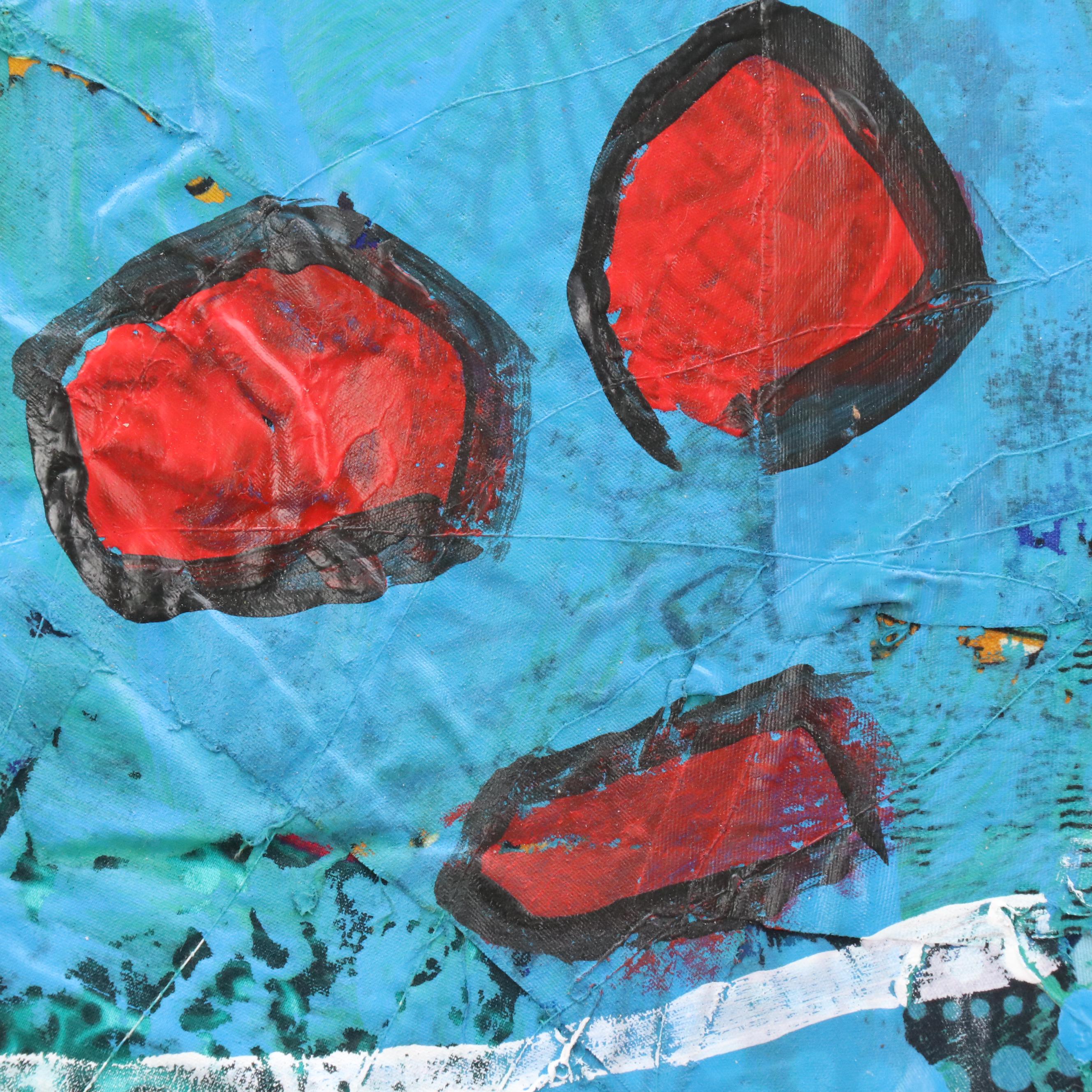 Abiola Idowu Stylized Figural Collage "We Are Loved," 2024