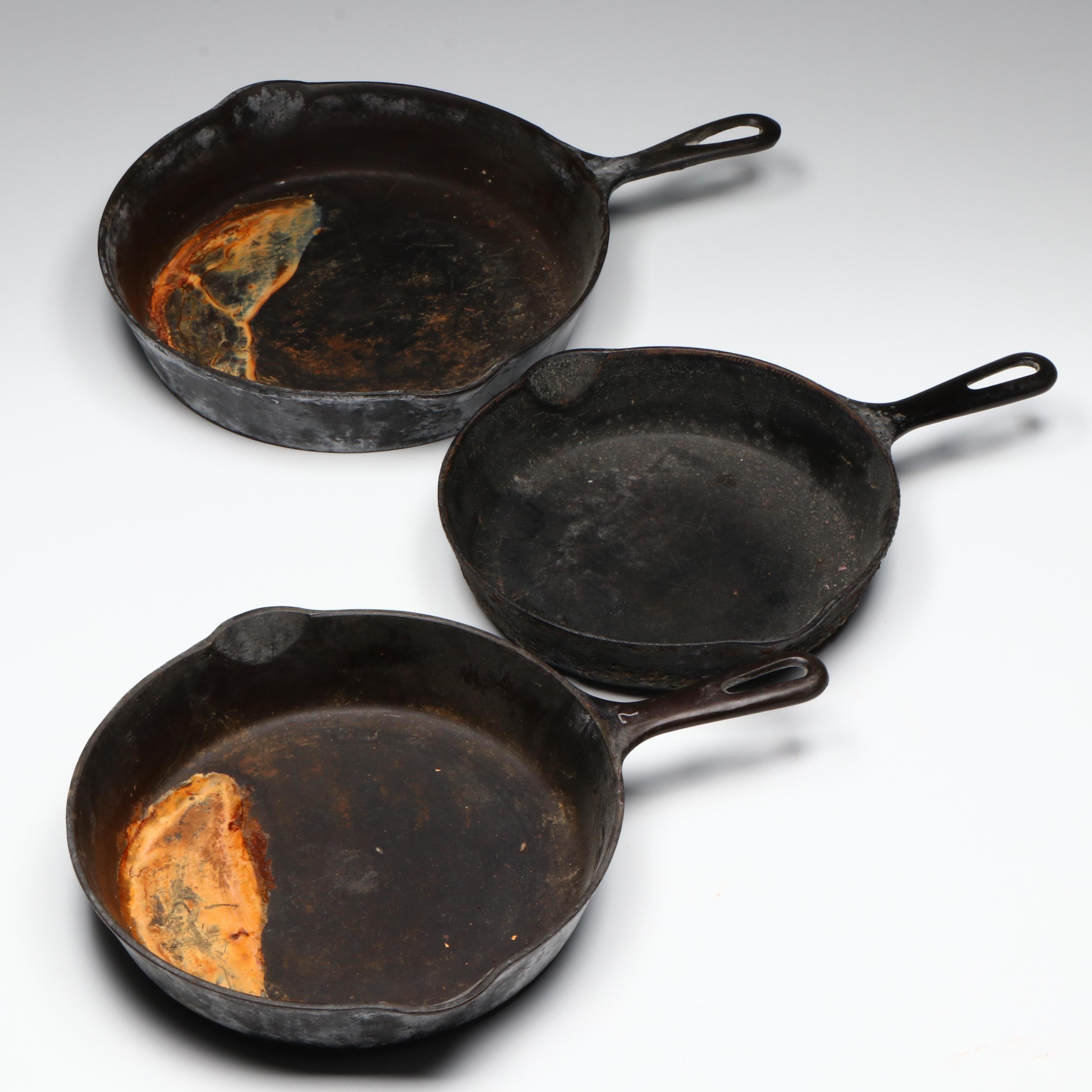 American Cast Iron Pans Featuring Griswold of Erie, Pennsylvania