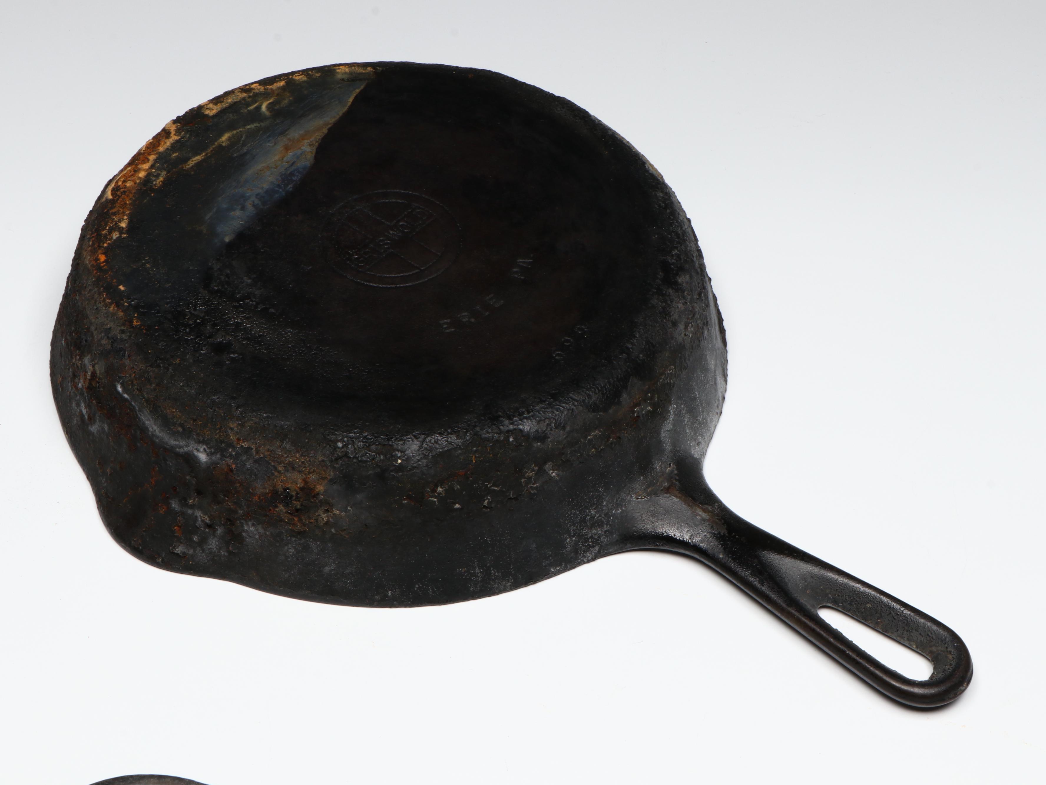 American Cast Iron Pans Featuring Griswold of Erie, Pennsylvania