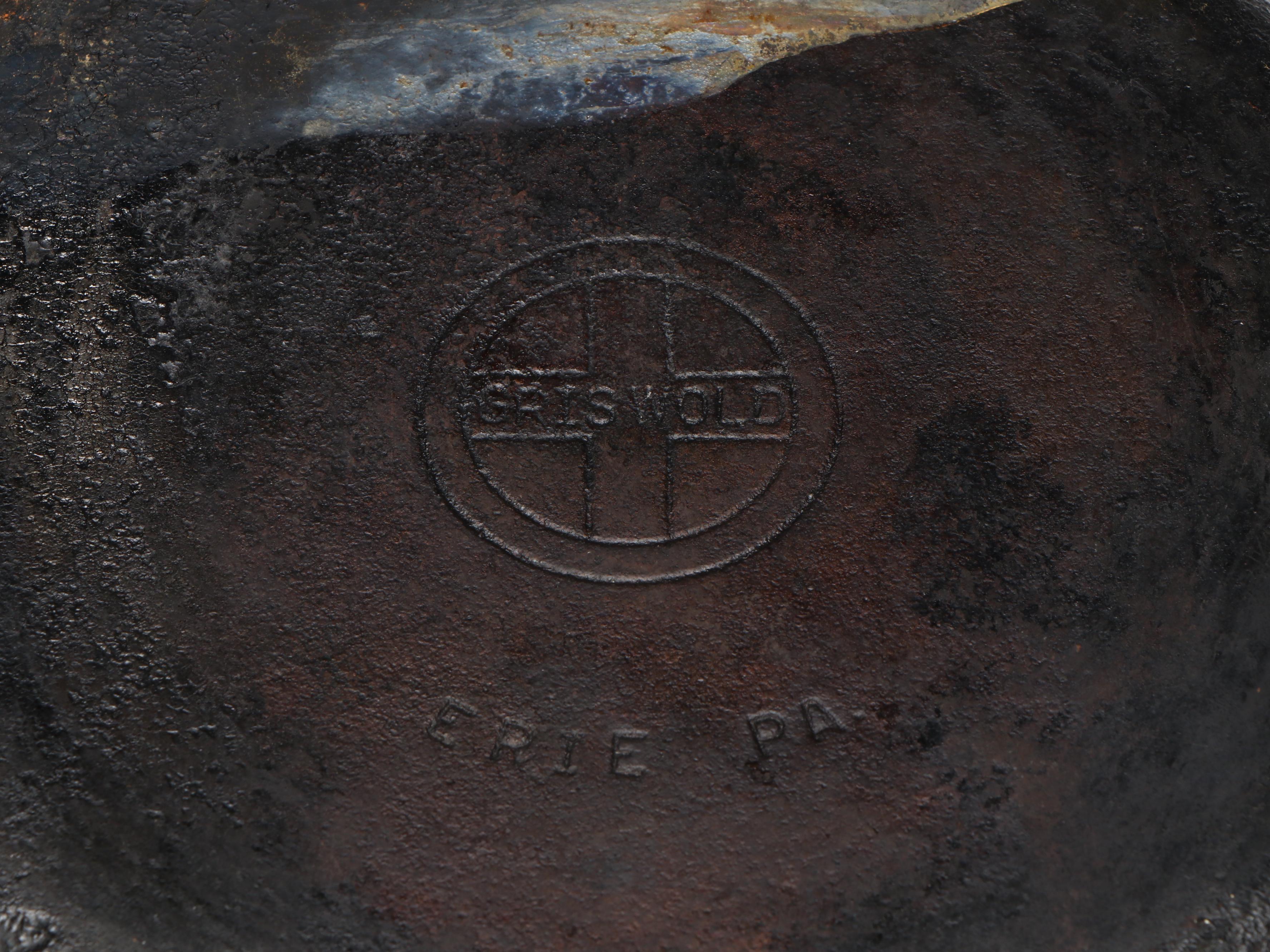 American Cast Iron Pans Featuring Griswold of Erie, Pennsylvania