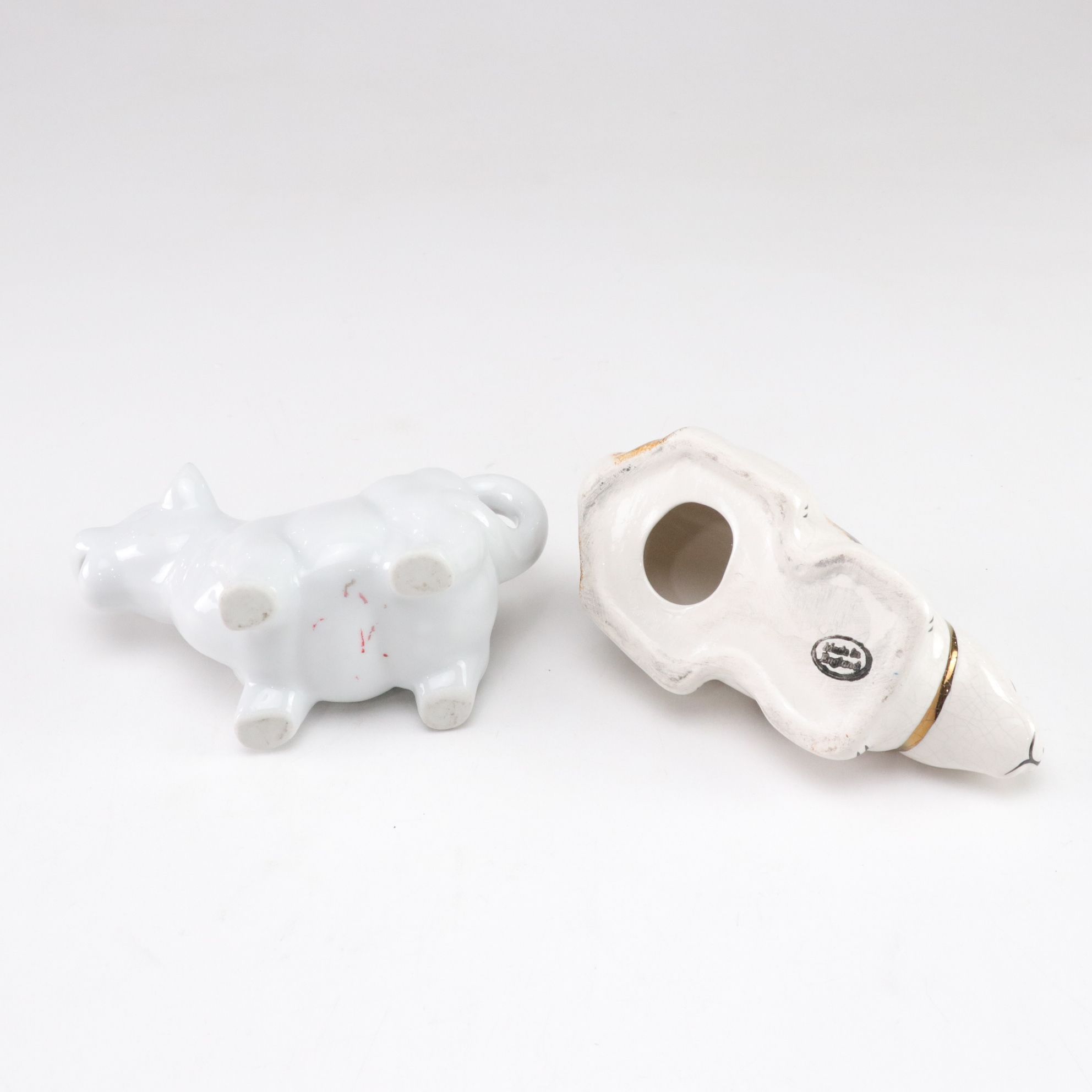 Collapsible Ohio Basket with Ceramic Cow Creamer & More