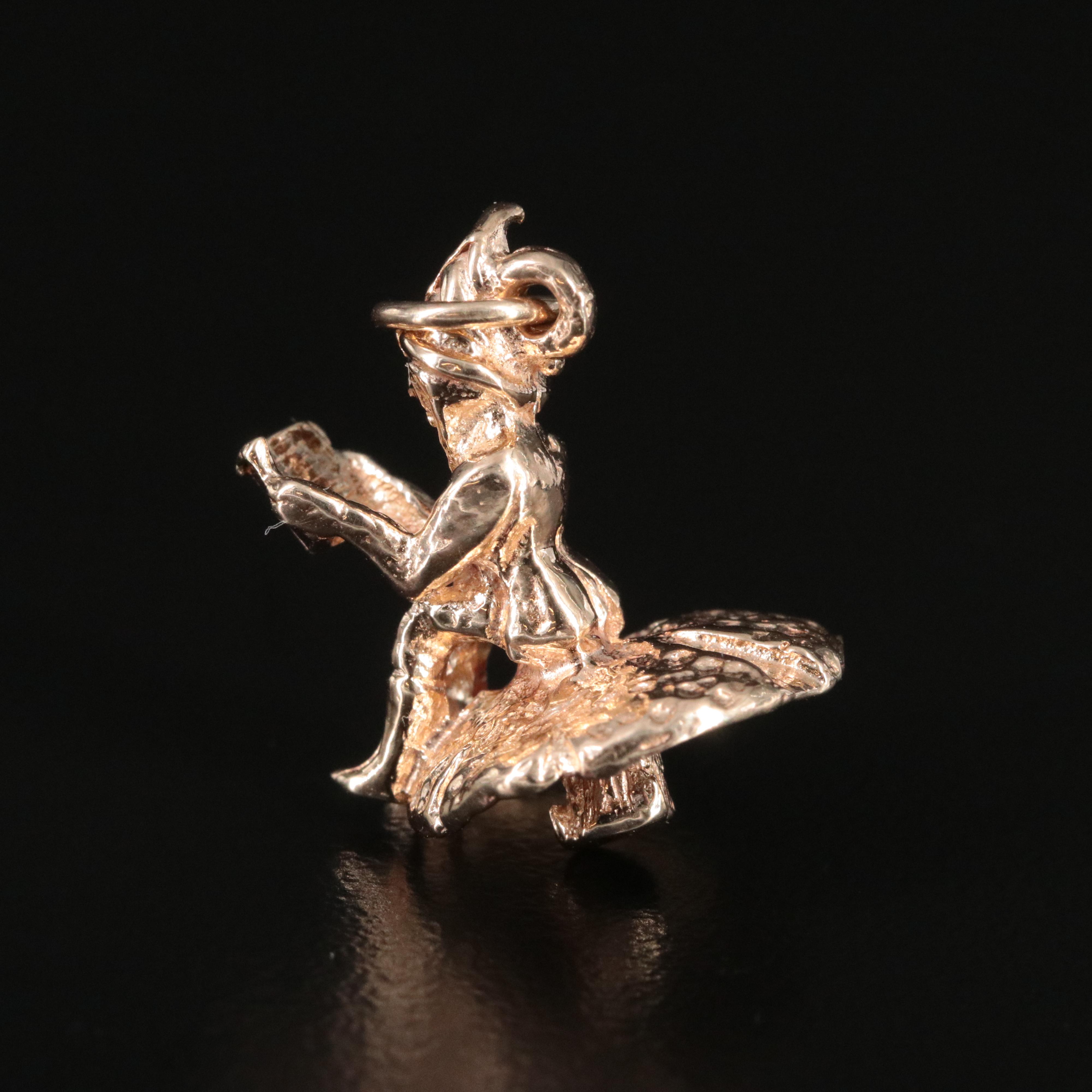 9K Gnome Charm Pendant