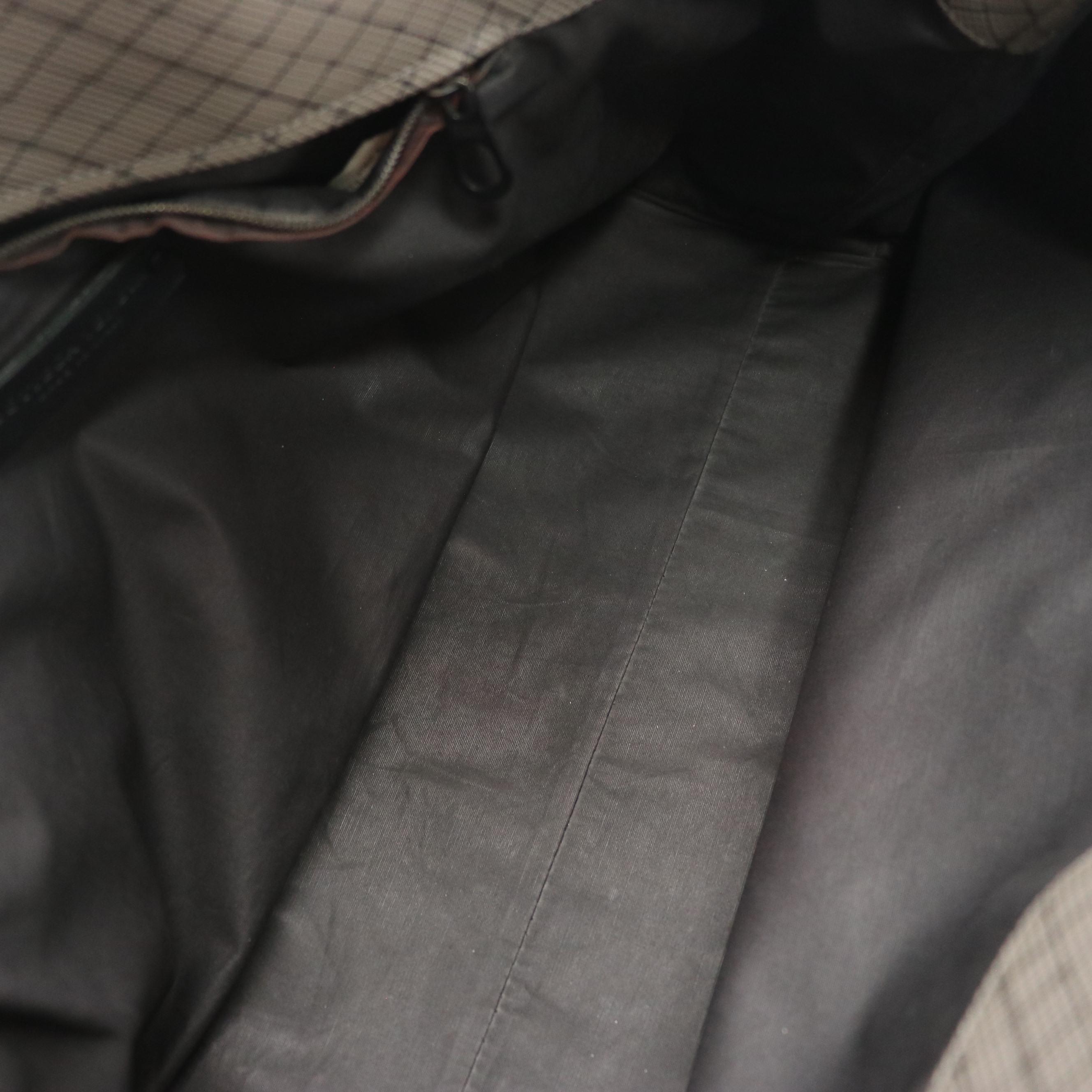 Bottega Veneta Marco Polo Intreccio Jet Tote in Gray Rubberized PVC