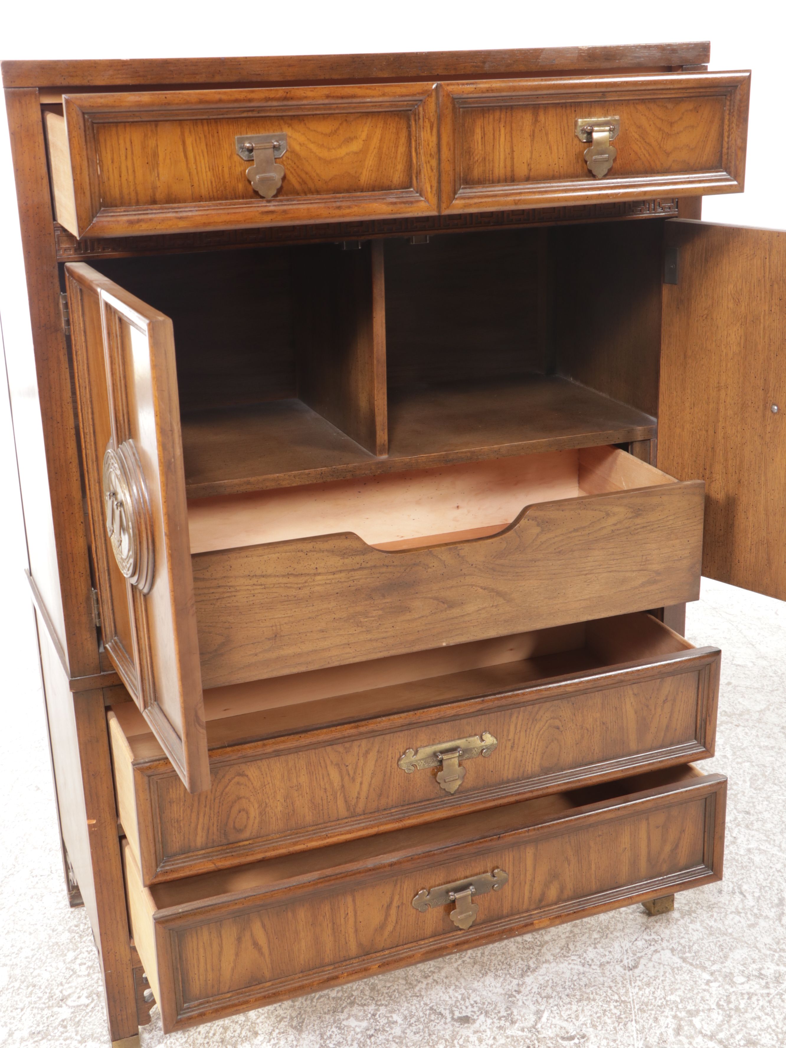 Dixie "Shangri La" Chinoiserie Wardrobe, Mid to Late 20th Century