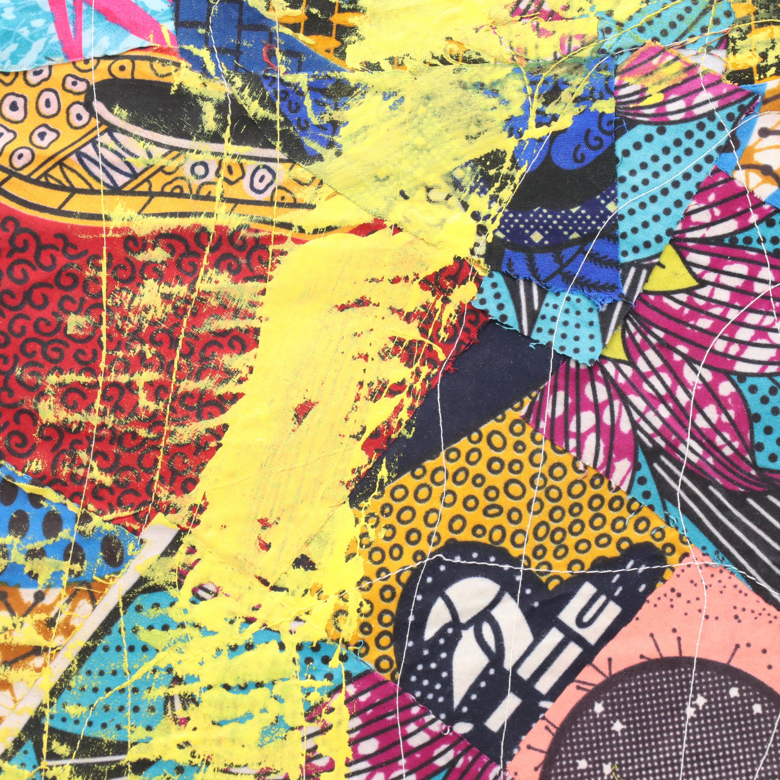 Abiola Idowu Abstract Collage "Love (Humanity)," 2024