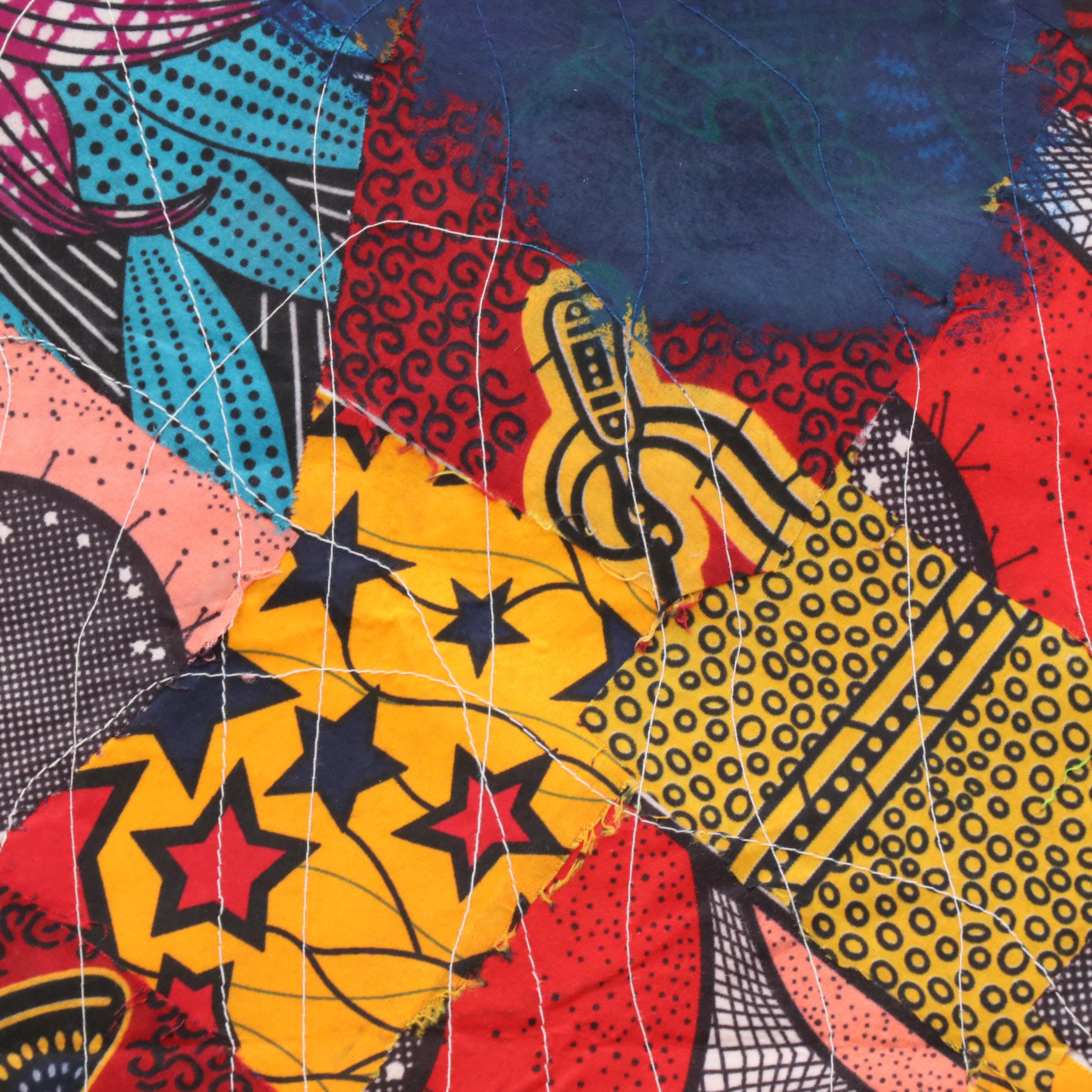 Abiola Idowu Abstract Collage "Love (Humanity)," 2024