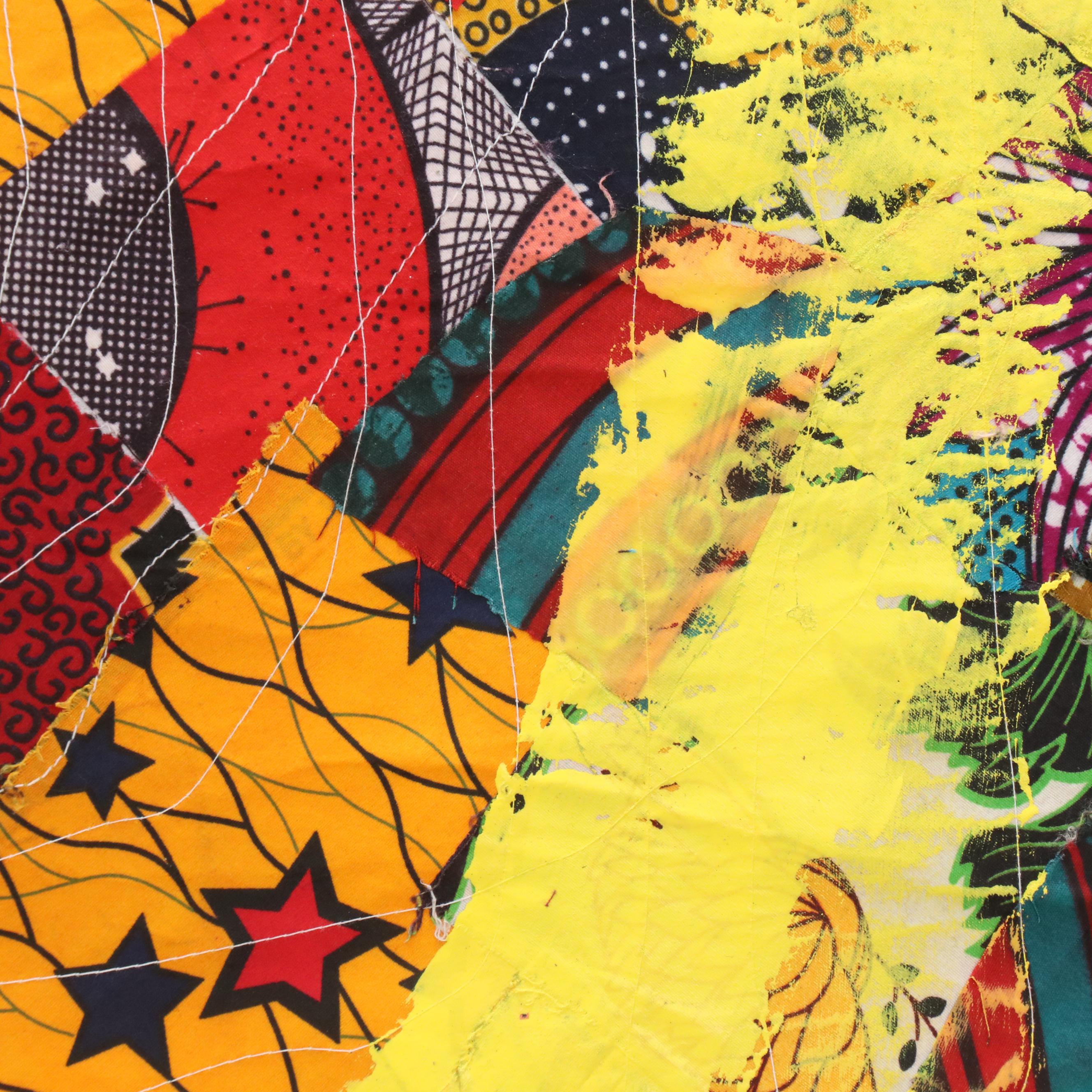 Abiola Idowu Abstract Collage "Love (Humanity)," 2024