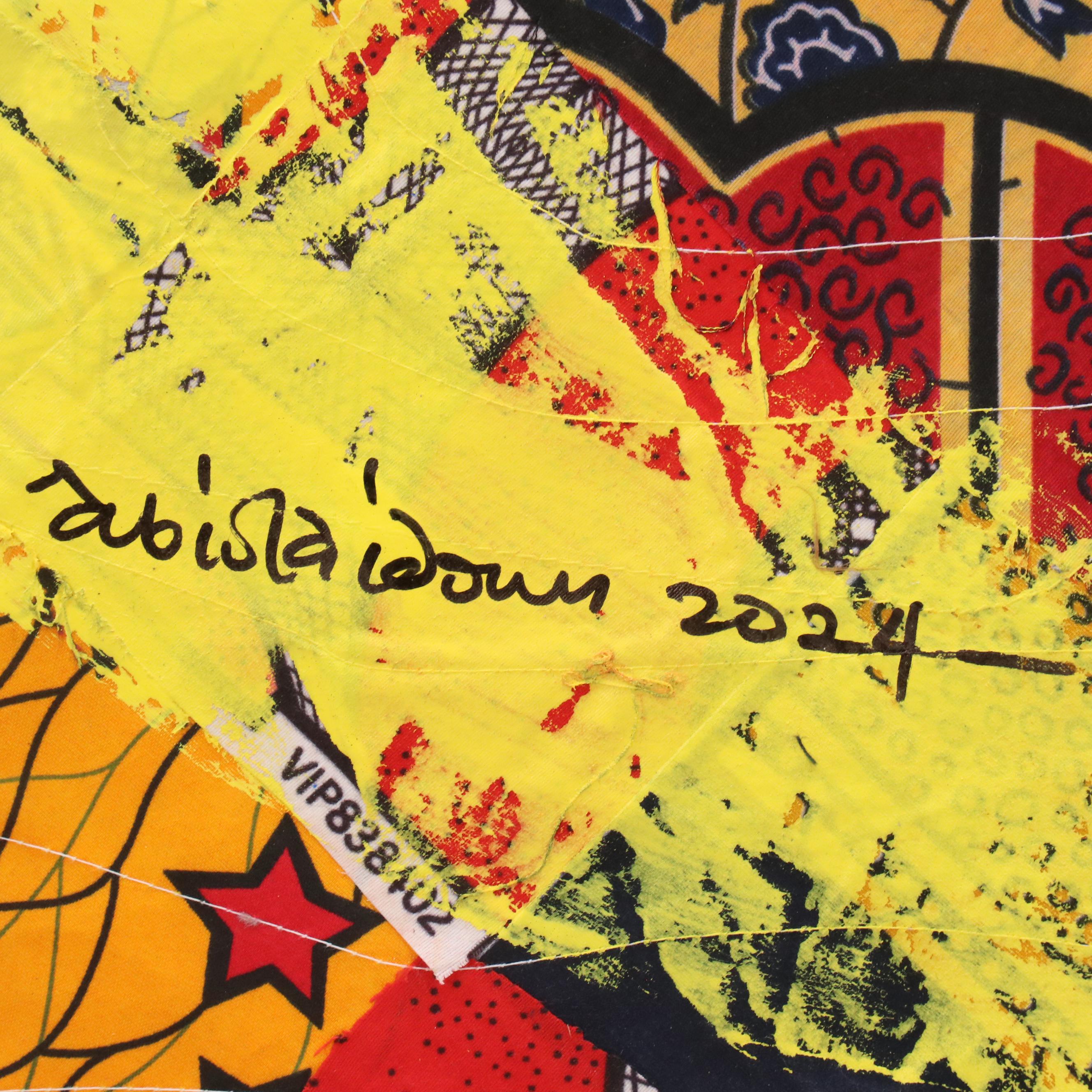 Abiola Idowu Abstract Collage "Love (Humanity)," 2024