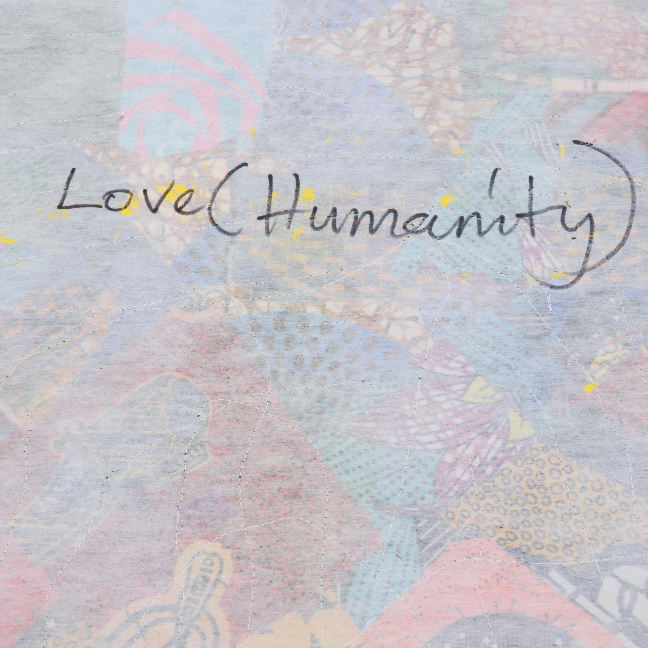 Abiola Idowu Abstract Collage "Love (Humanity)," 2024