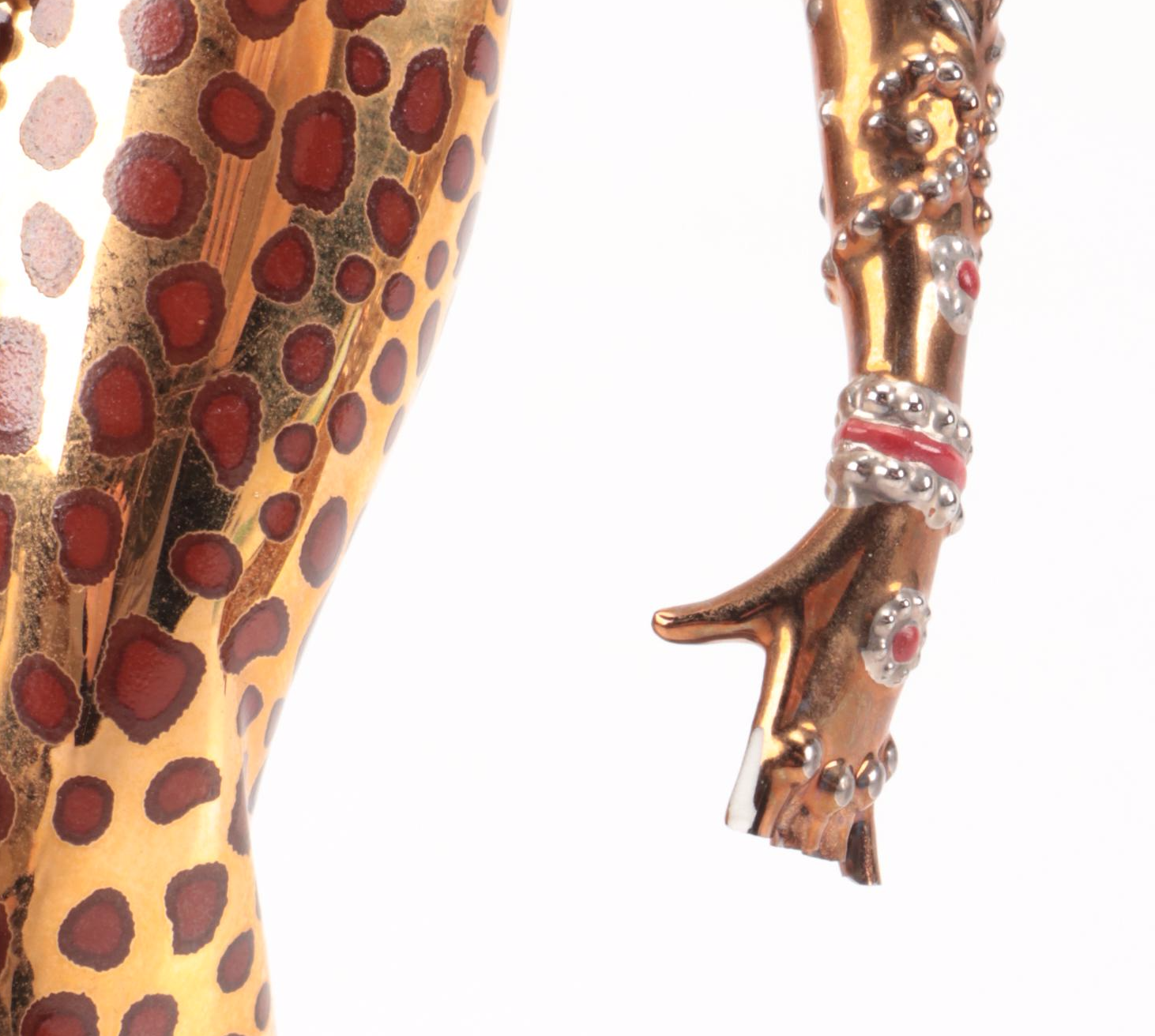 Franklin Mint for House of Erté Limited Edition "Ocelot" Porcelain Figurine