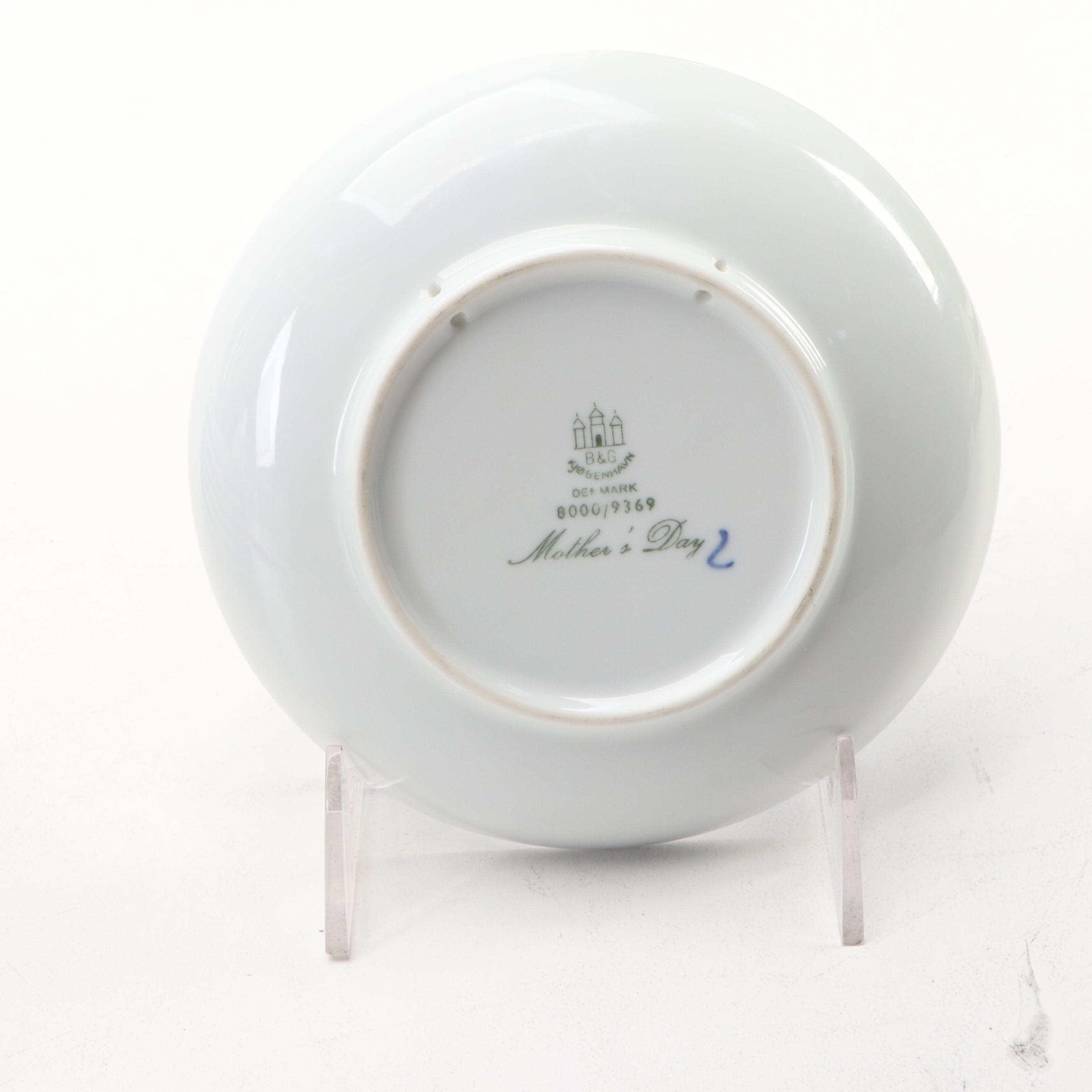 Bing & Grøndahl and Royal Copenhagen Annual Mother's Day Collector Plates